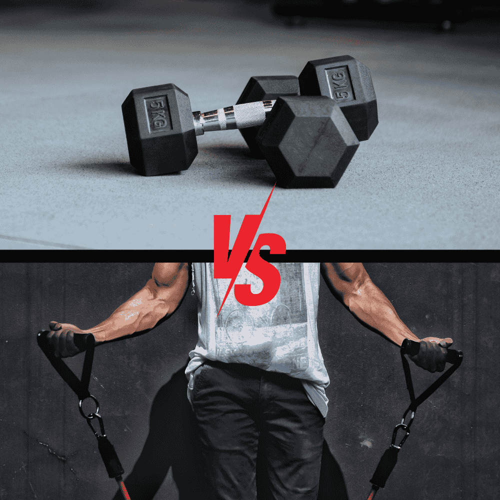 Dumbbells vs Resistance Bands: Which is Better for Home Training?