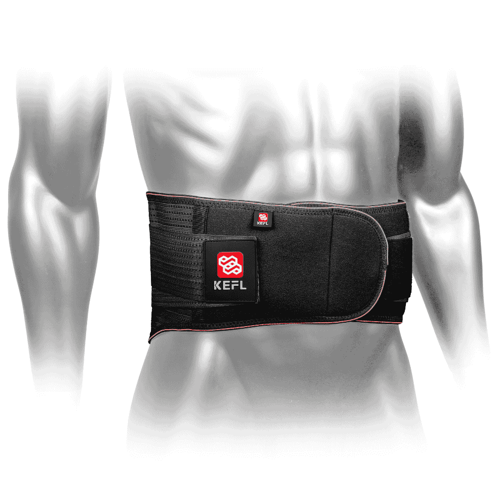 Back Lumbar Support with Double Banded Strong Compression Pull Straps