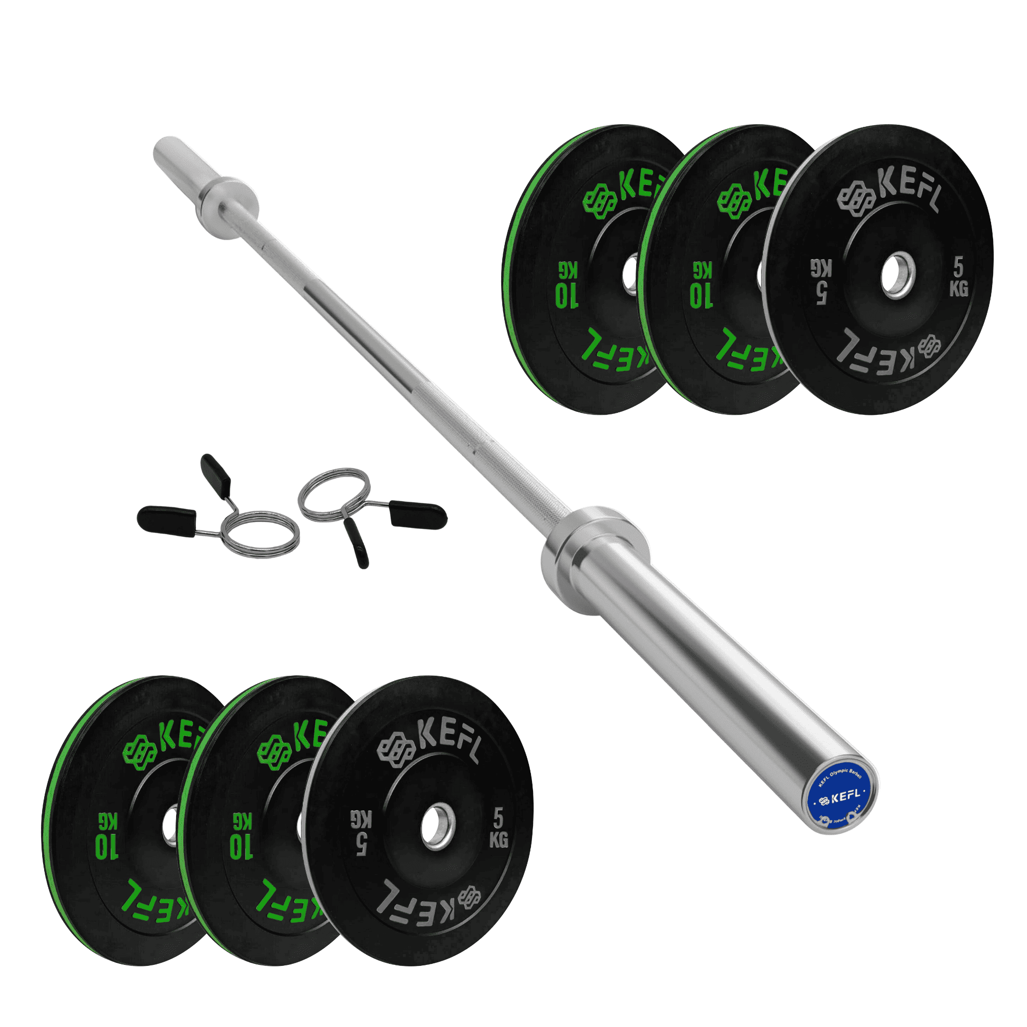 KEFL 2" Olympic Weight Bar - 4ft/5ft/6ft/7ft