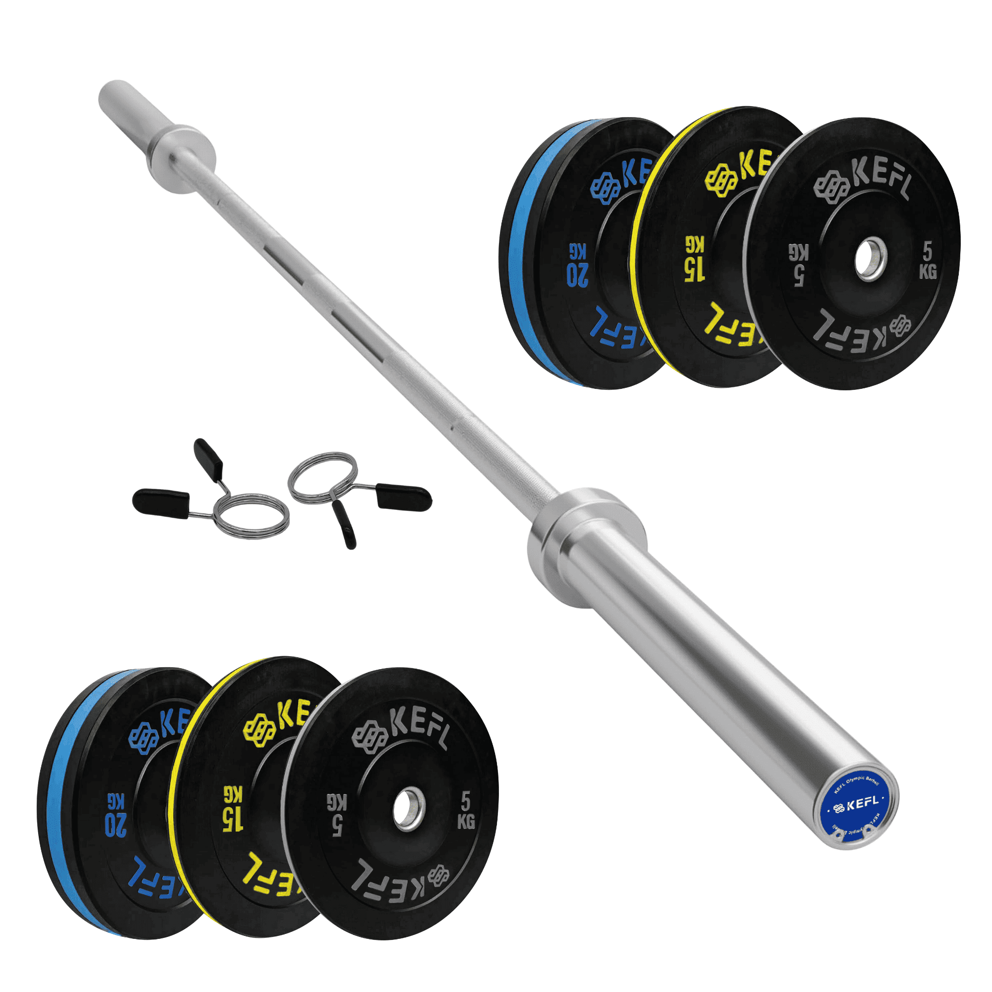 KEFL 2" Olympic Weight Bar - 4ft/5ft/6ft/7ft
