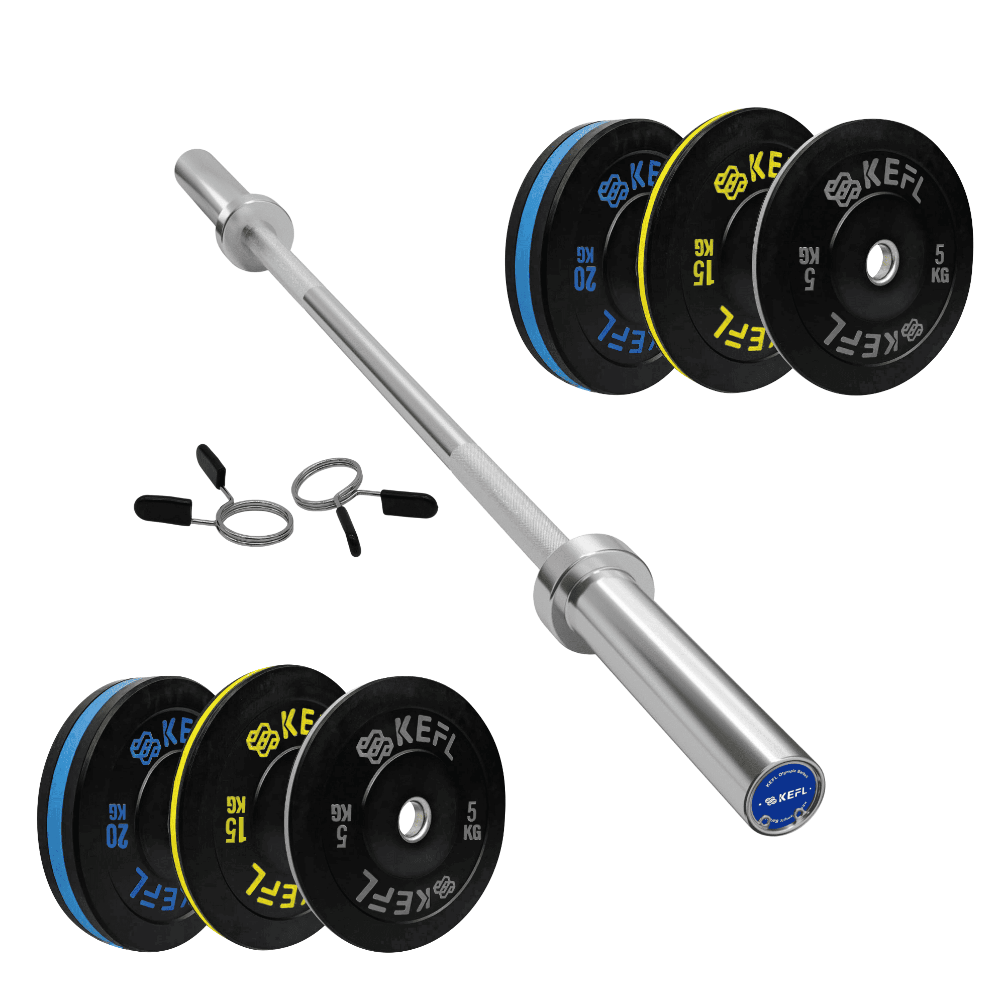 KEFL 2" Olympic Weight Bar - 4ft/5ft/6ft/7ft