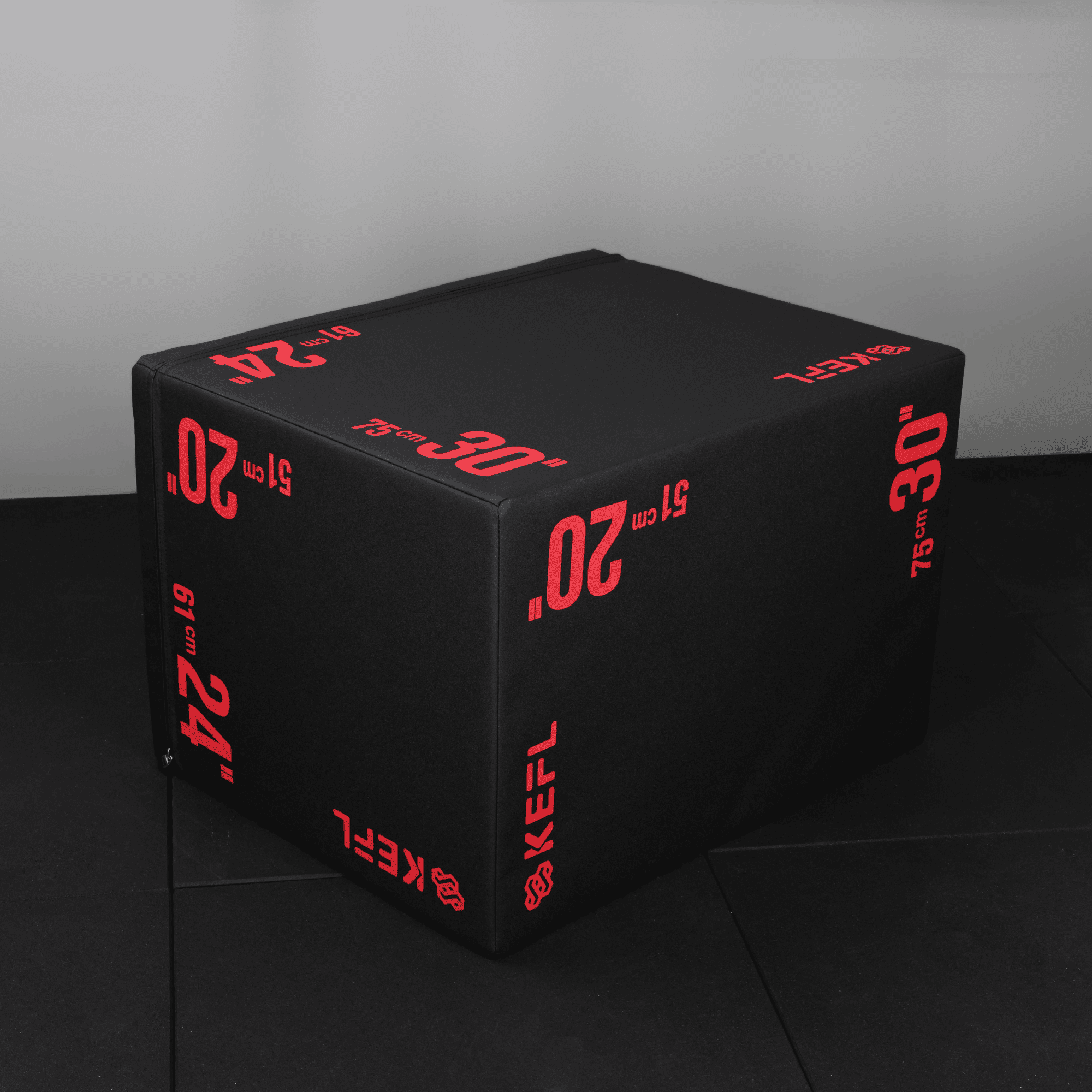 KEFL Premium 3 in 1 Soft Plyo Jump Box - 30" X 24" X 20"