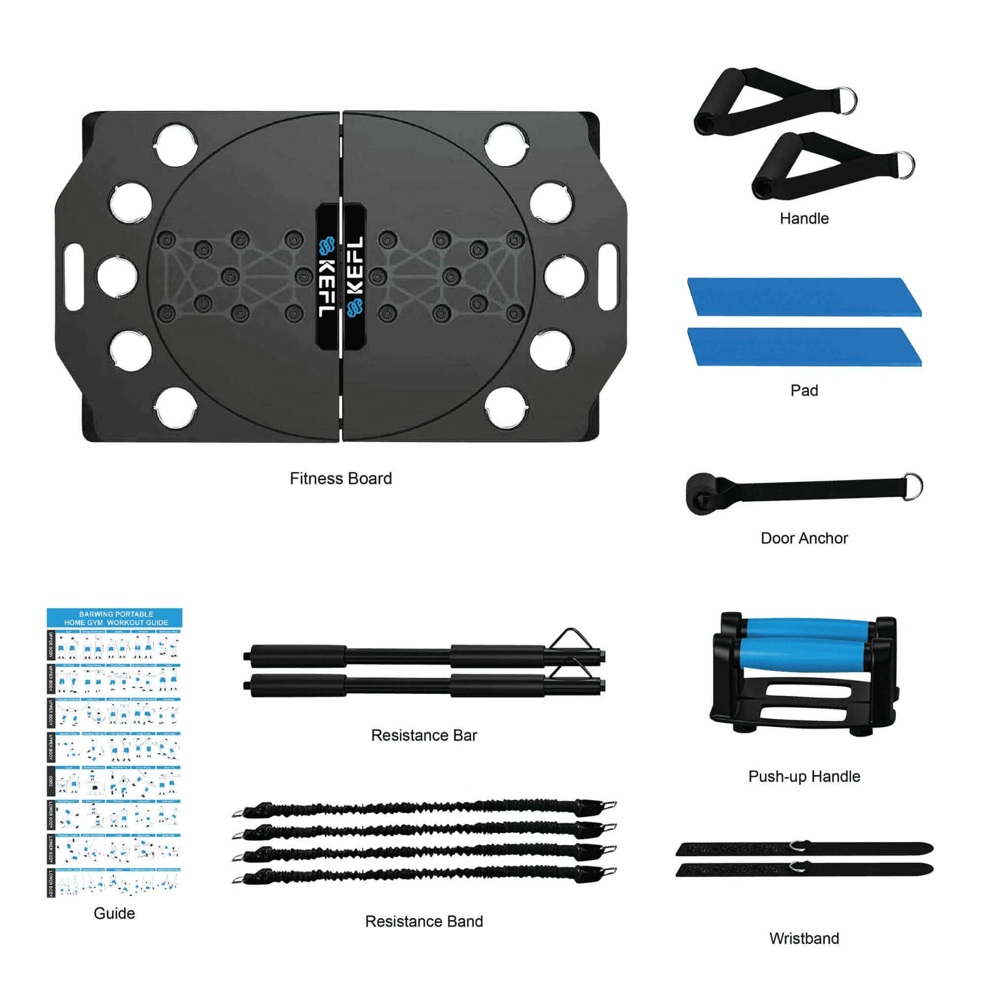 Resistance band home online workout kit