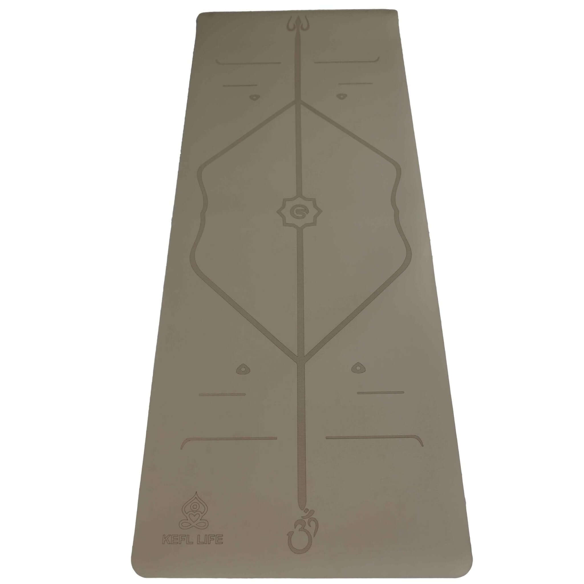 KEFL Pro Designer Yoga Mats - with Free Carrying Bag