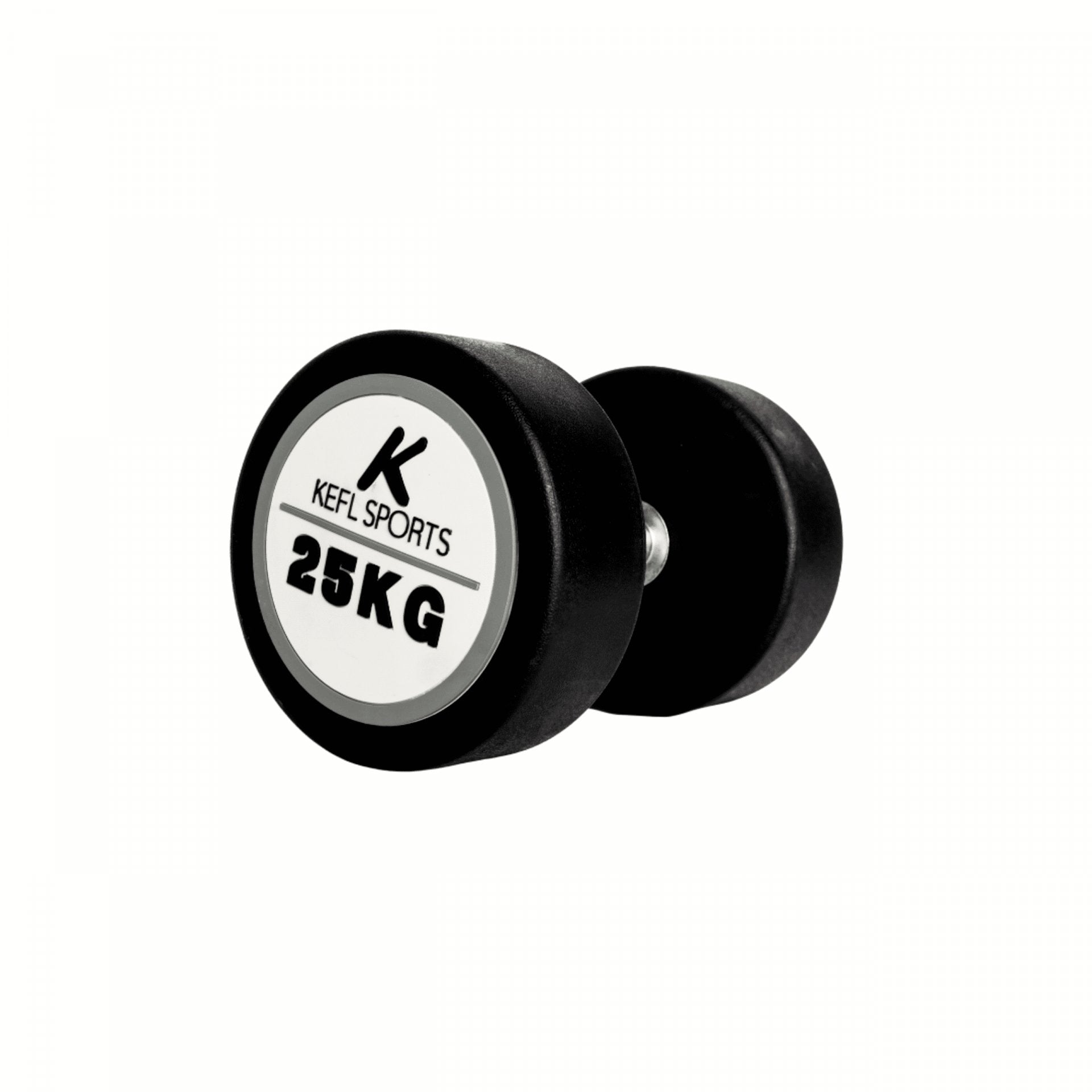 KEFL Sports Pro Rubber Dumbbells - Colour Coded