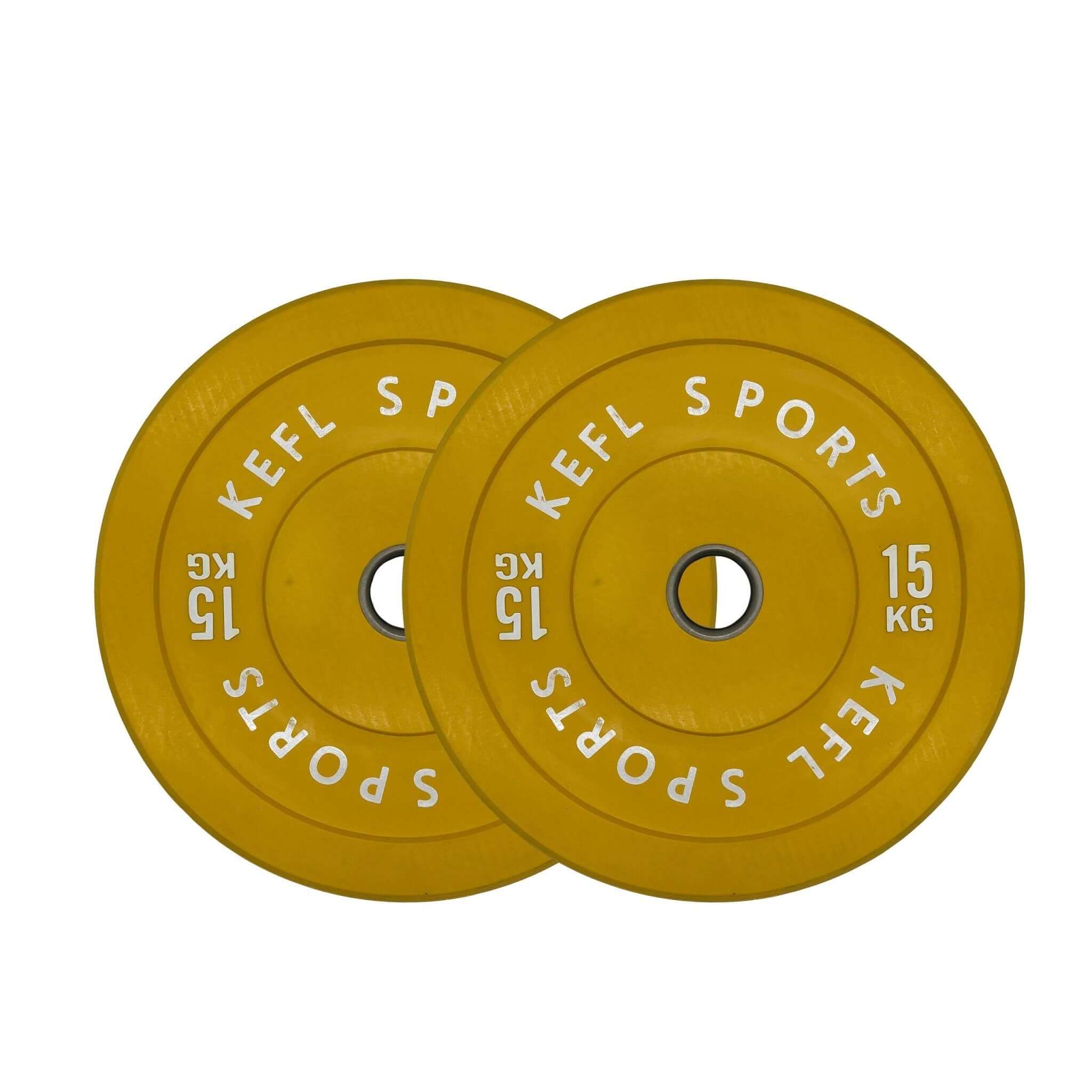 Olympic Hex Barbell & Coloured Bumper Plates Set