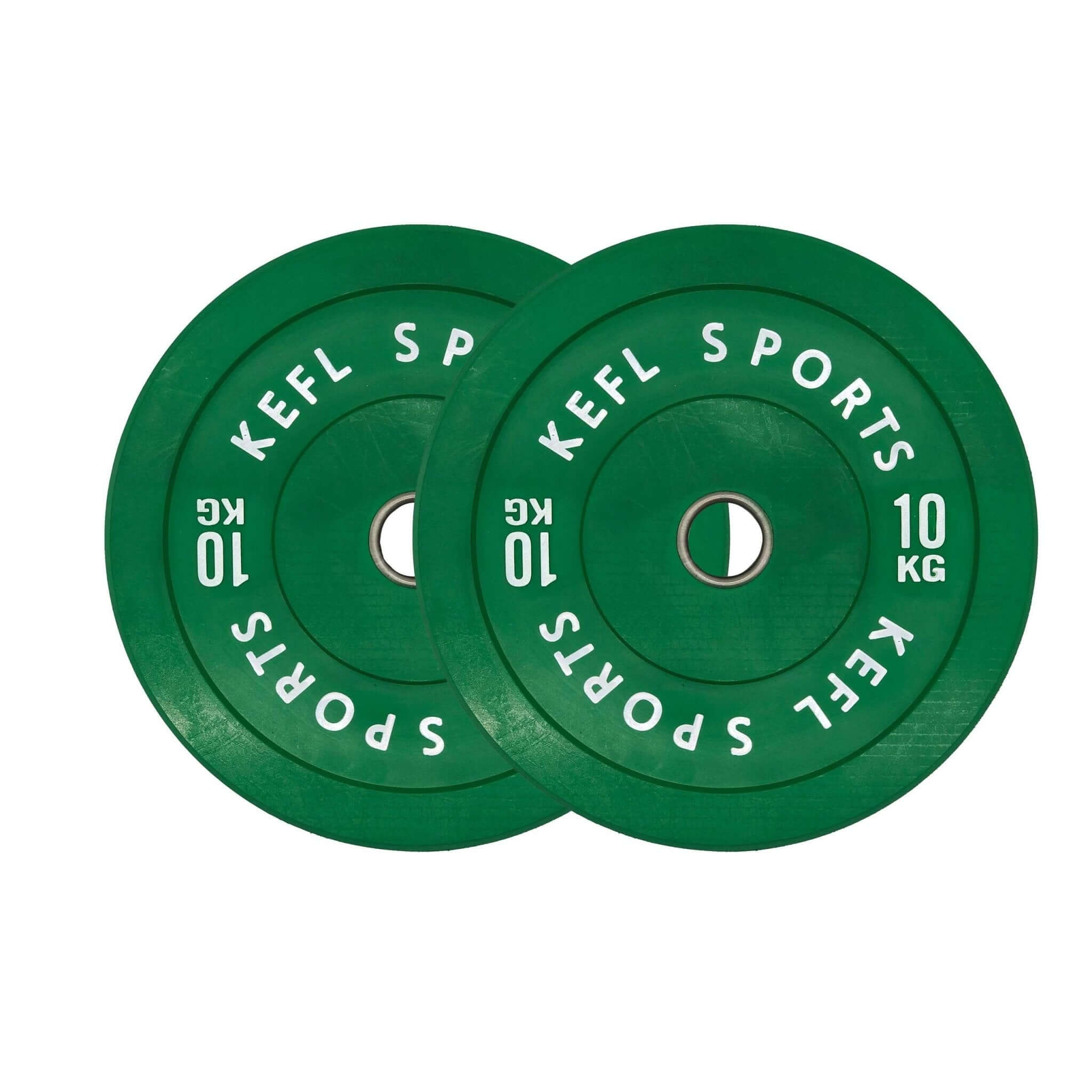 Olympic Hex Barbell & Coloured Bumper Plates Set