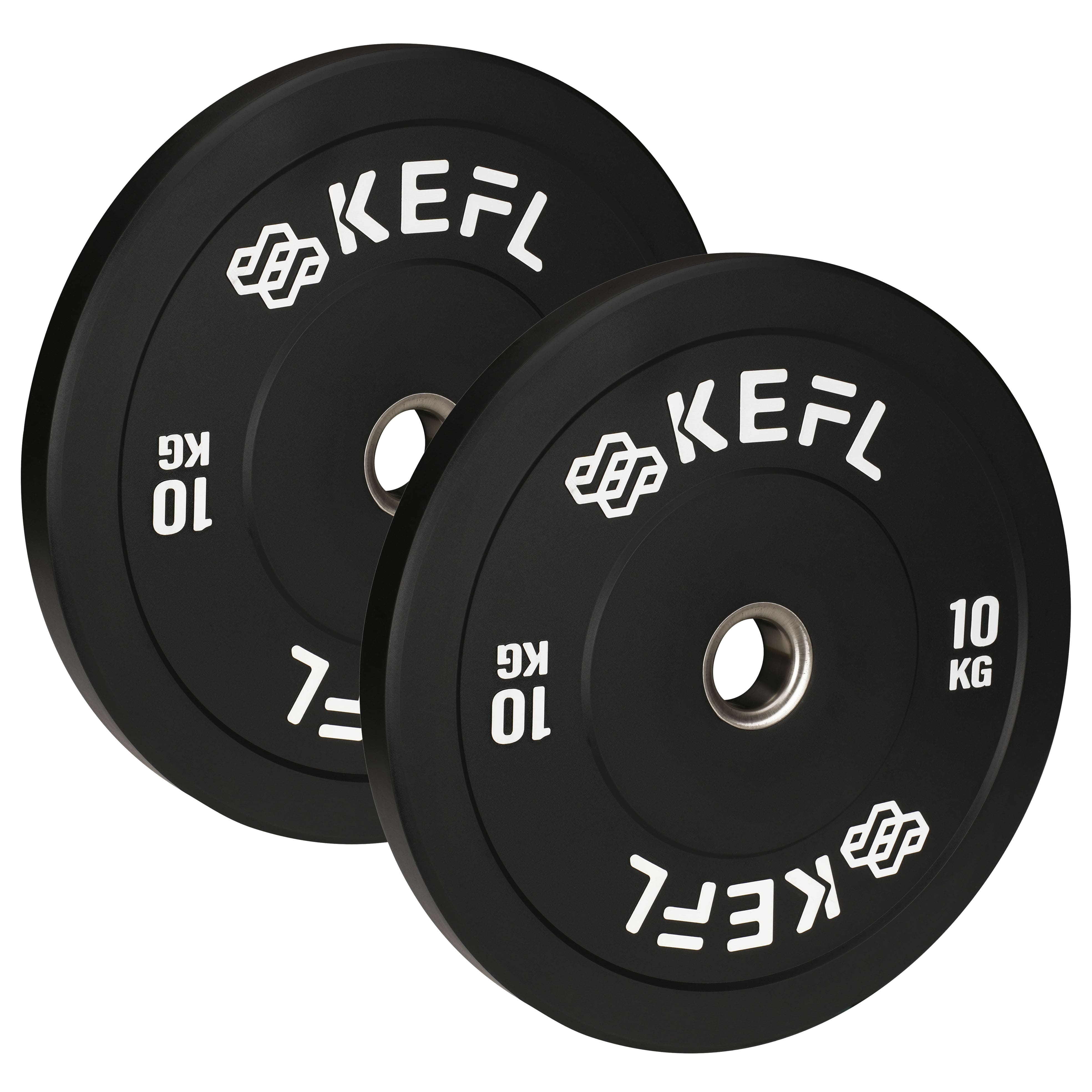 KEFL Olympic Bumper Plate - Black - KEFL