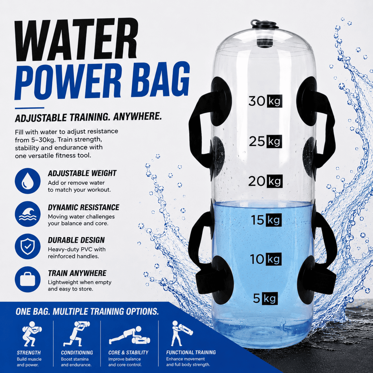 KEFL Water Power Bag up to 30KG