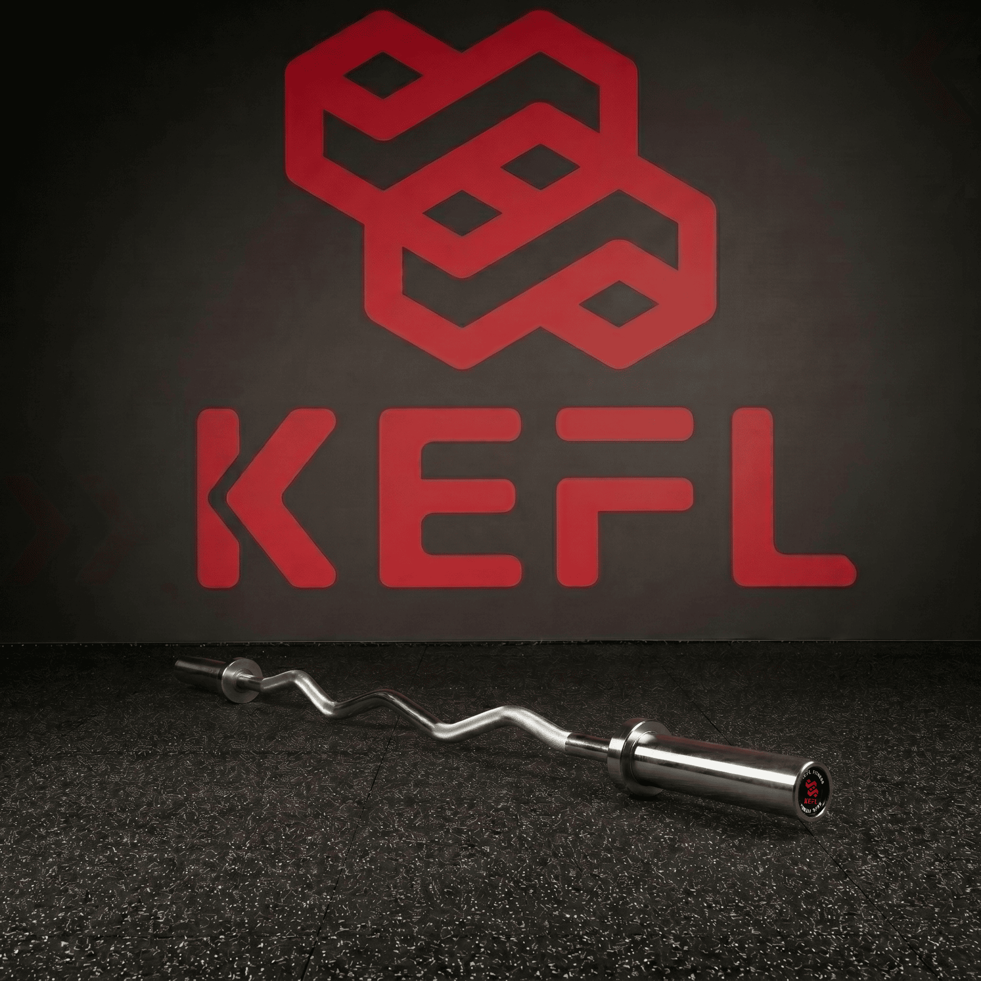 KEFL Olympic EZ Curl Bar, 4ft-5ft