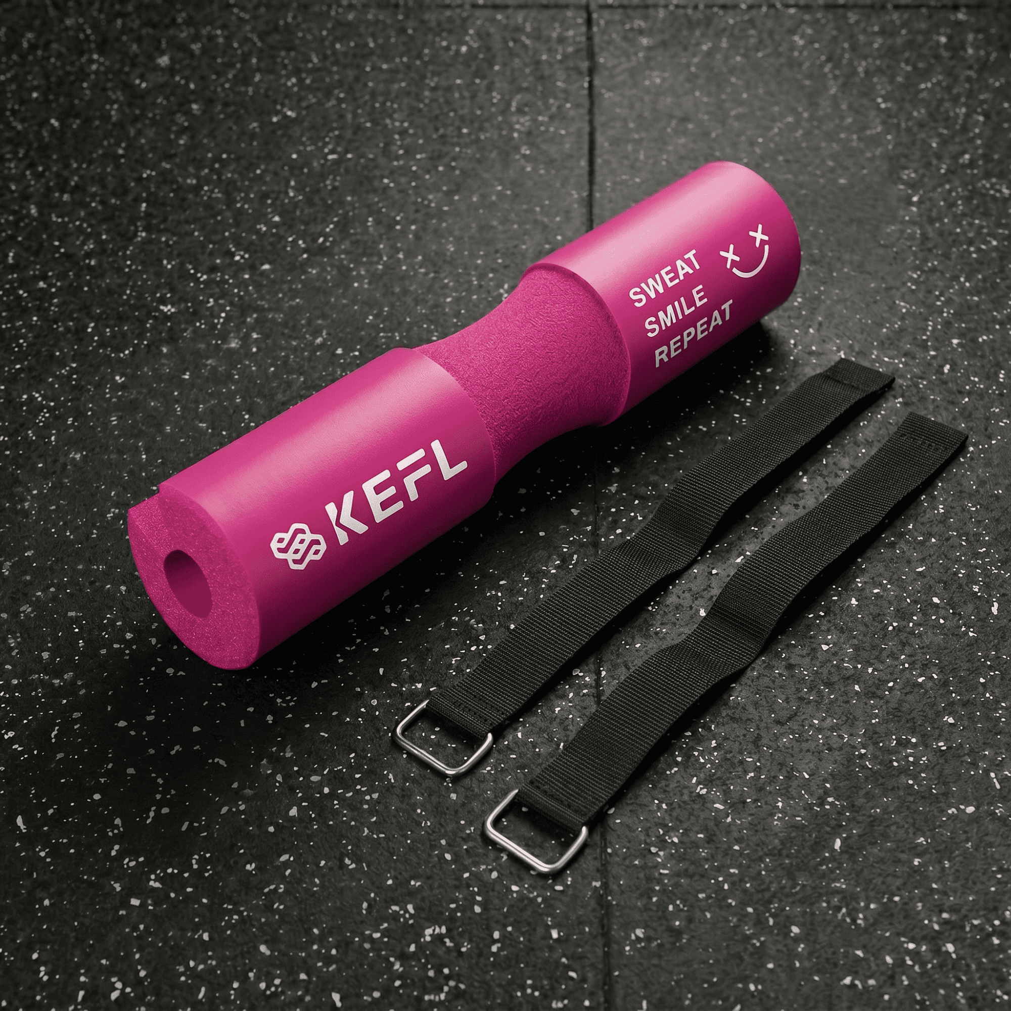 KEFL Barbell Squat Pad With Straps