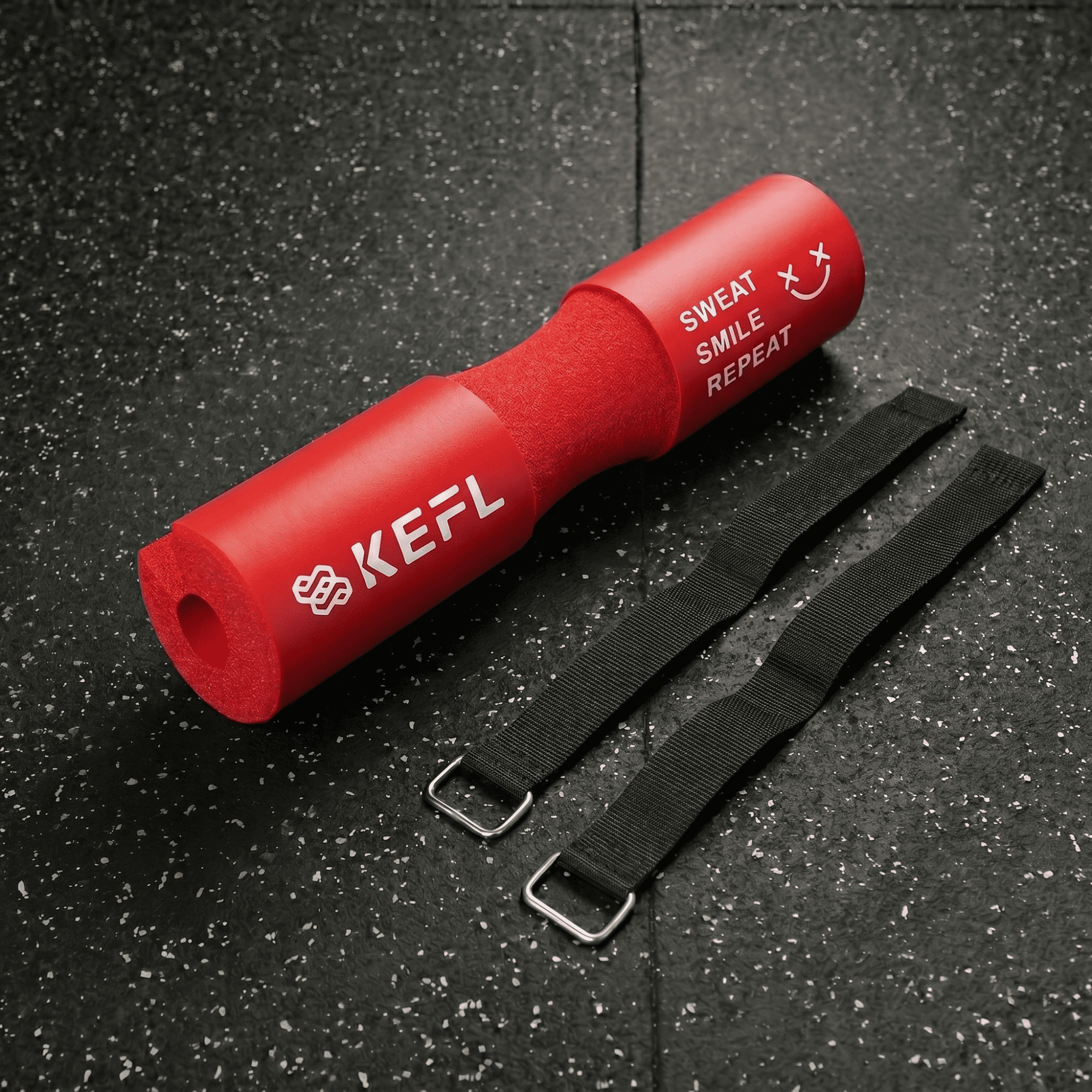KEFL Barbell Squat Pad With Straps