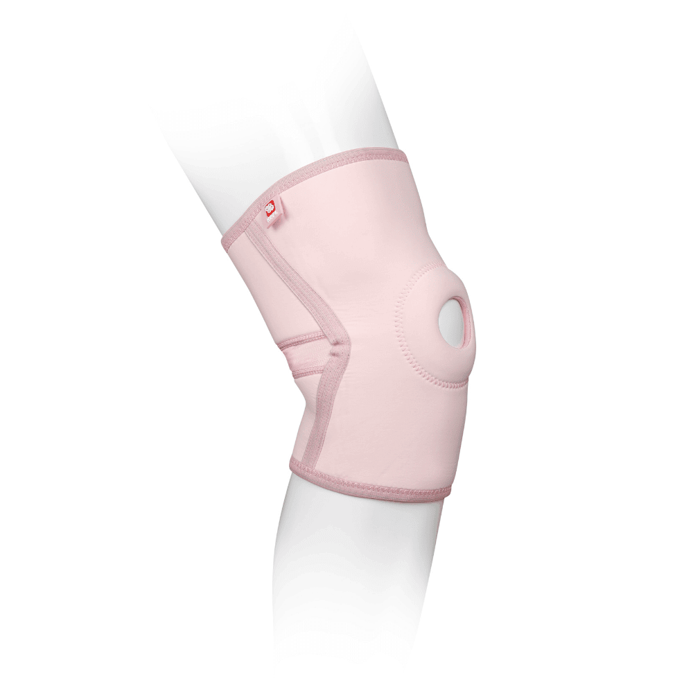 Basic Knee Support Open Patella Brace with Straps - KEFL