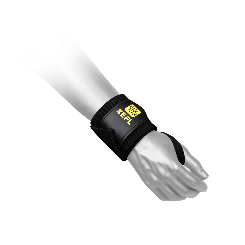 Large Resistance Weight Lifting Wrist Wraps black