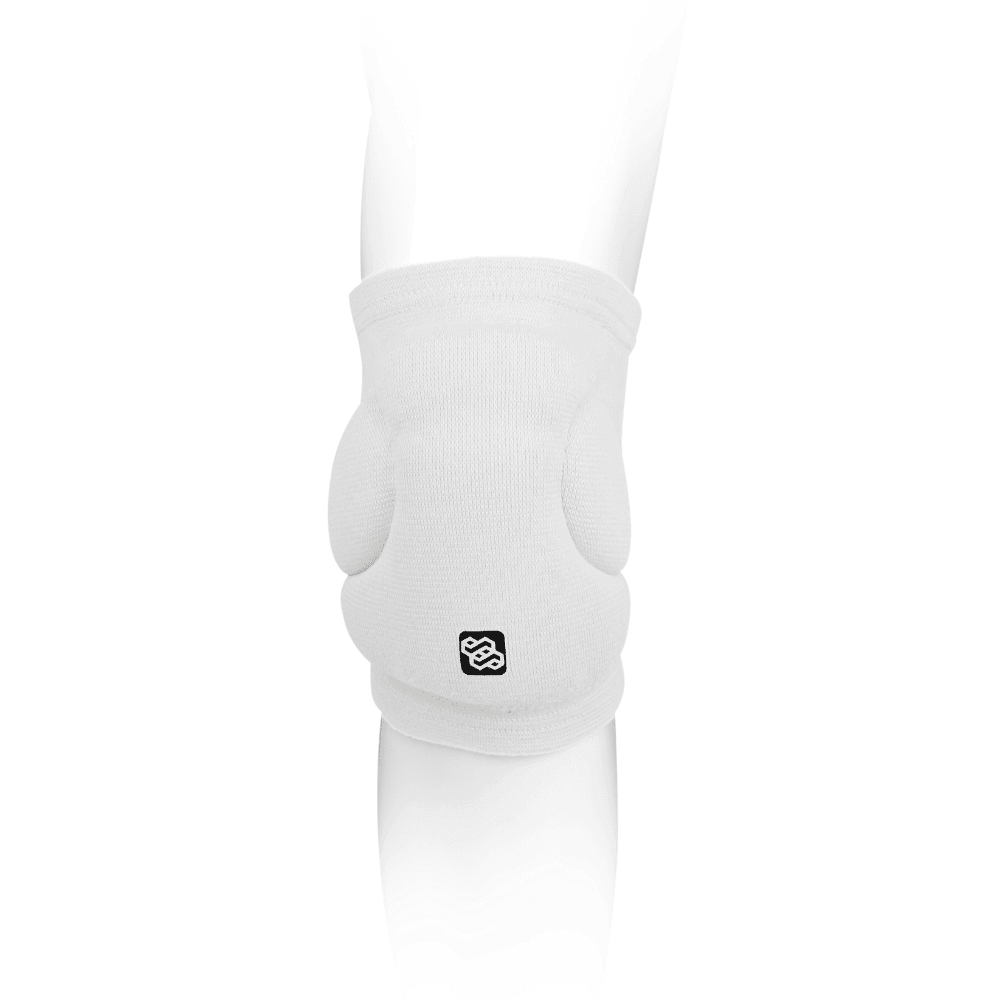 Padded Sponge Knee Support White