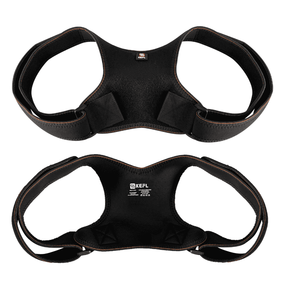 Posture Corrector - Comfortable Upper Back Brace with adjustable strap - KEFL