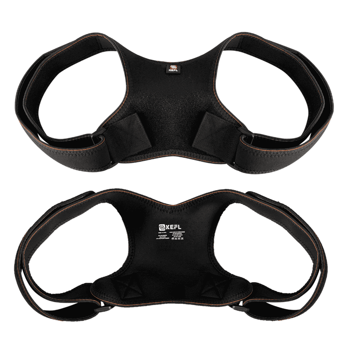 Posture Corrector - Comfortable Upper Back Brace with adjustable strap - KEFL