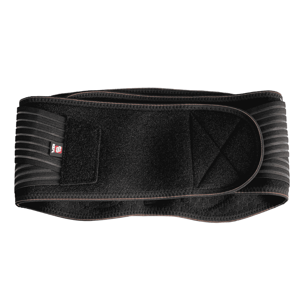 Breathable Back Lumbar Support with Double Banded Strong Compression Pull Straps