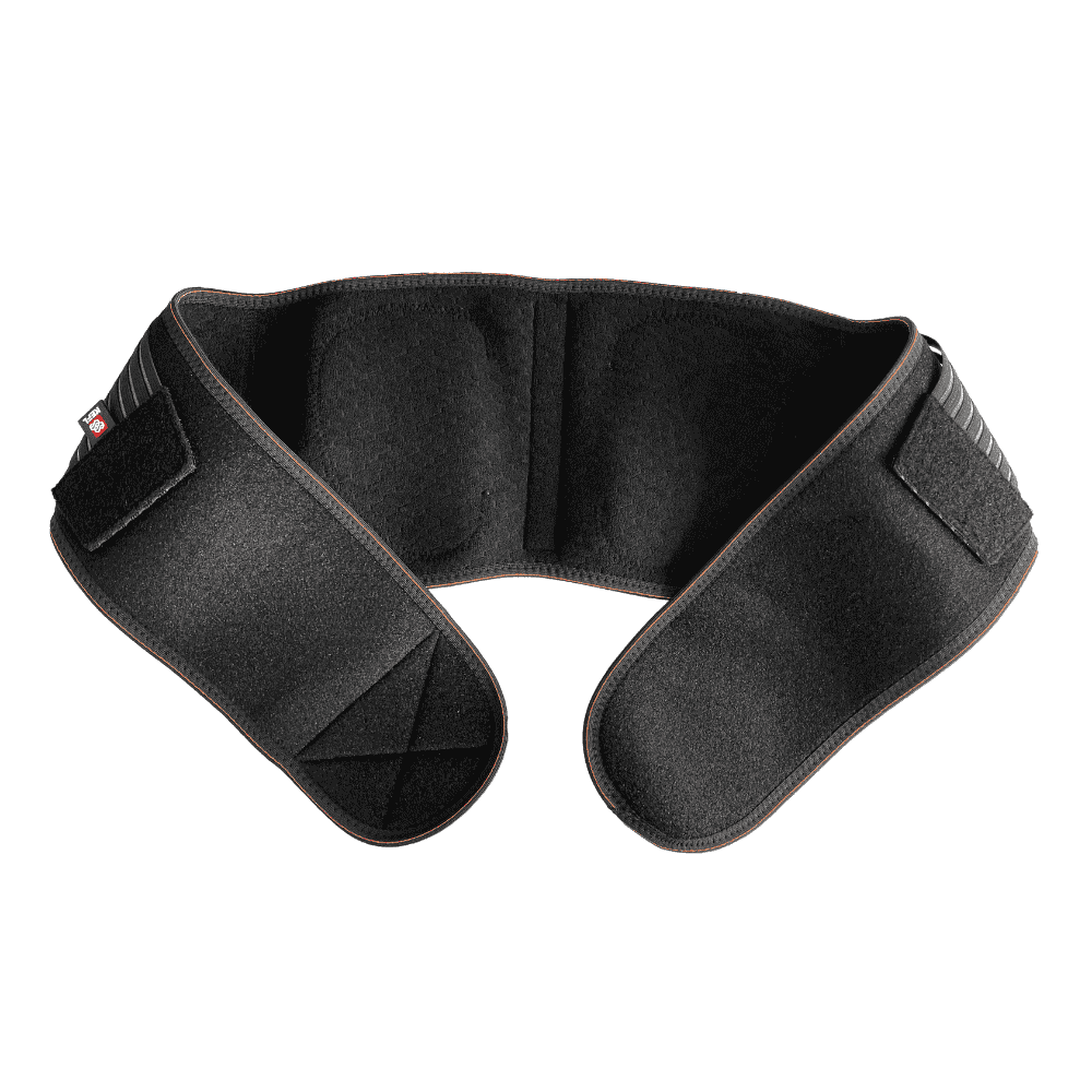 Breathable Back Lumbar Support with Double Banded Strong Compression Pull Straps