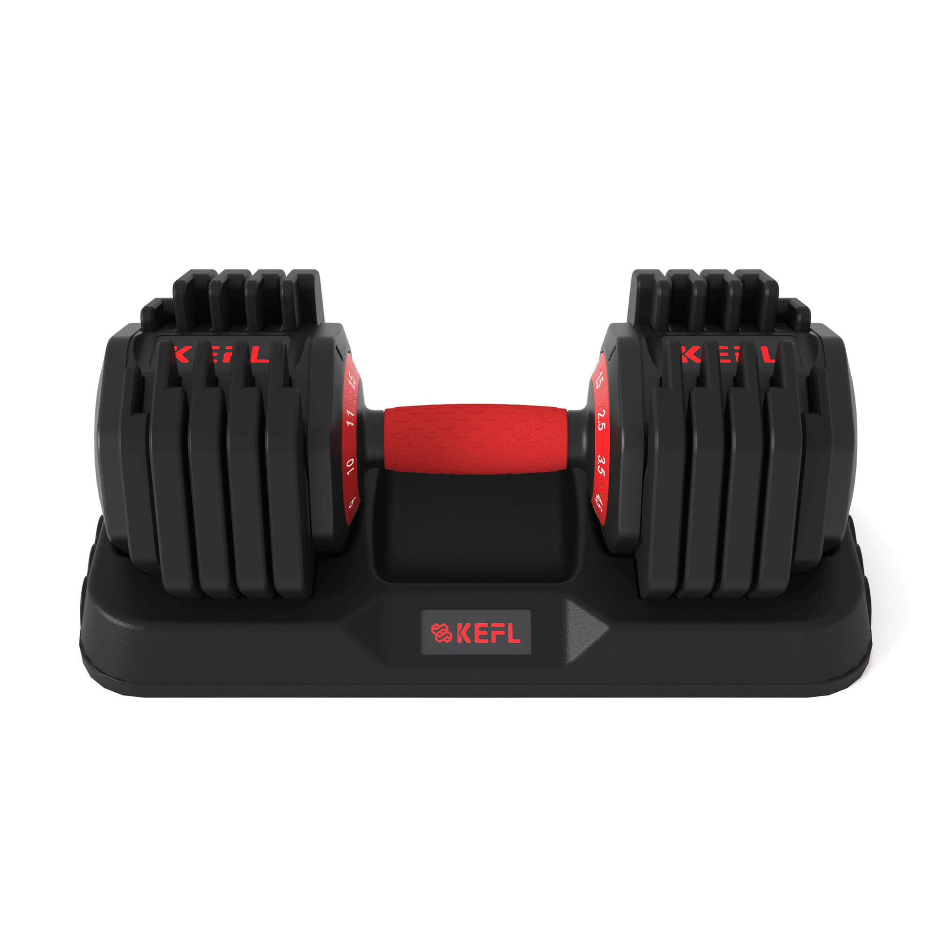 KEFL 11KG Premium Quick Dial Adjustable Dumbbell Pair
