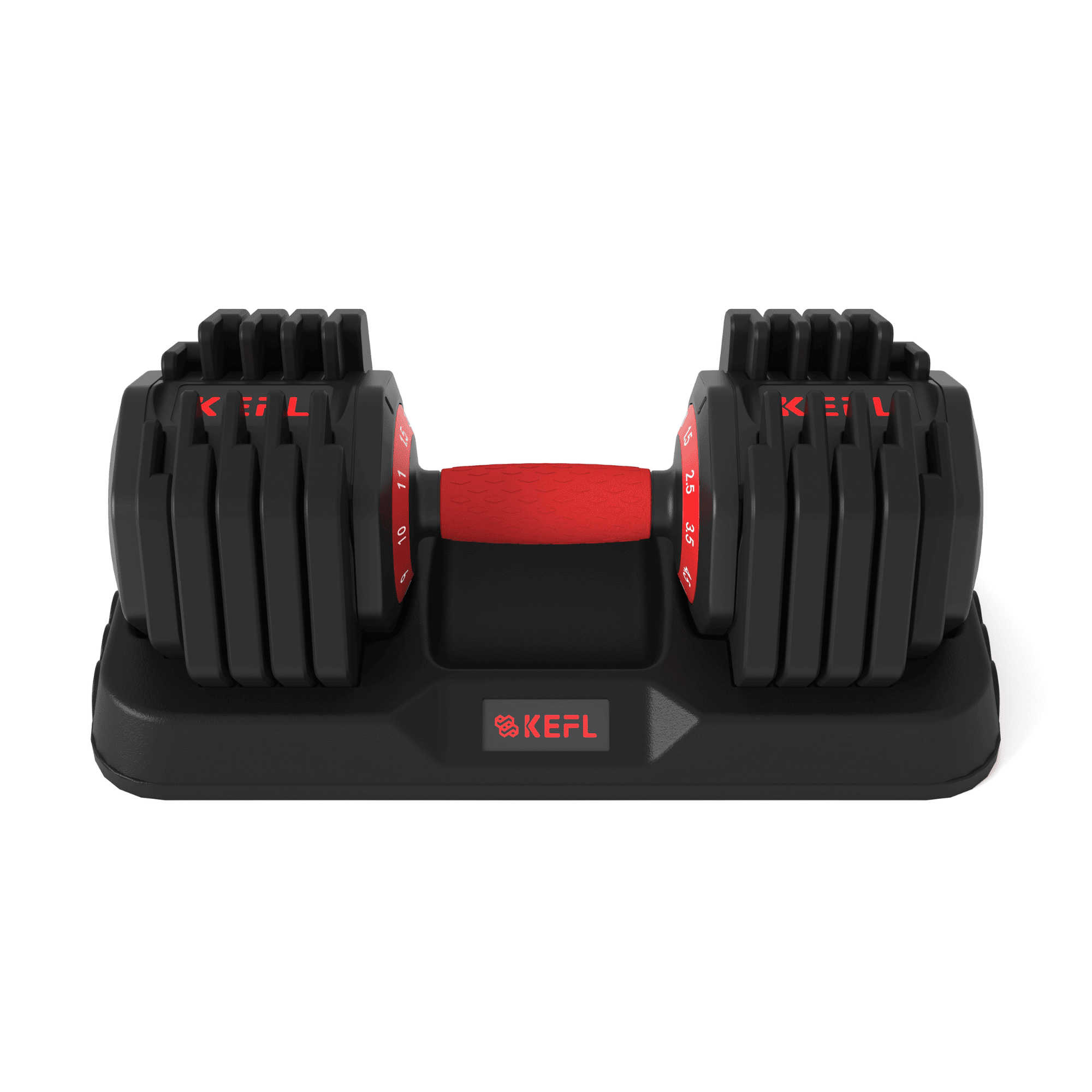 KEFL 11KG Premium Quick Dial Adjustable Dumbbell Pair