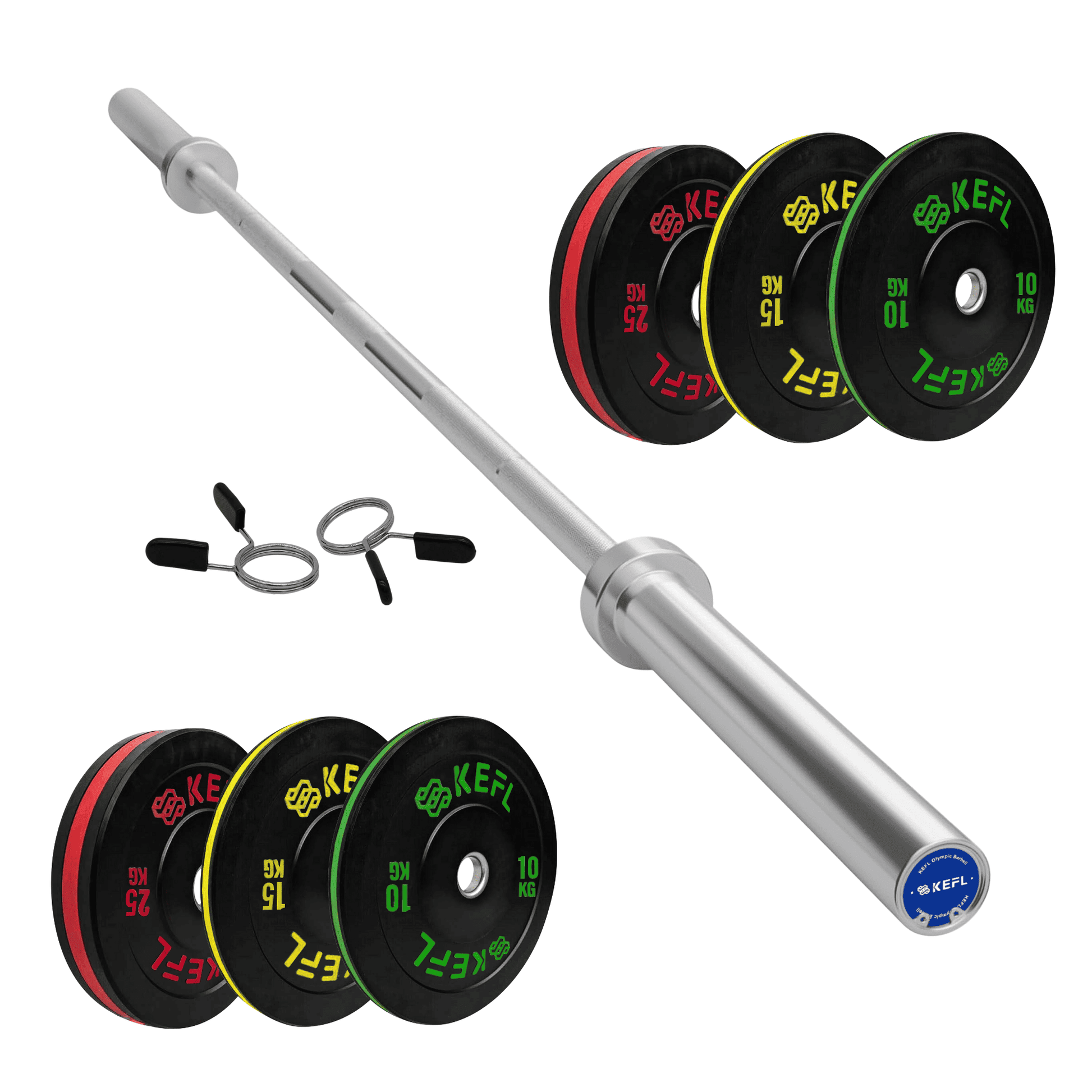 KEFL 2" Olympic Weight Bar - 4ft/5ft/6ft/7ft
