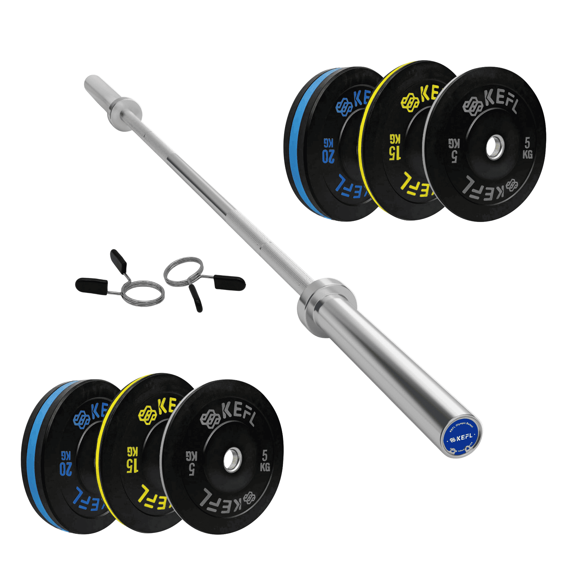 KEFL 2" Olympic Weight Bar - 4ft/5ft/6ft/7ft