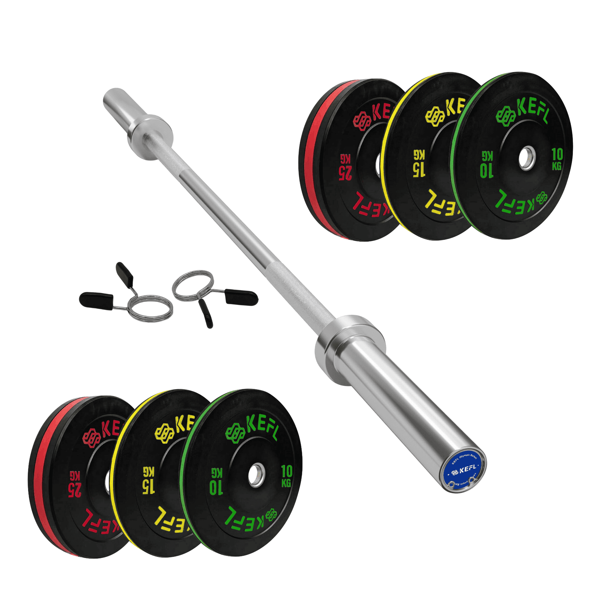 KEFL 2" Olympic Weight Bar - 4ft/5ft/6ft/7ft