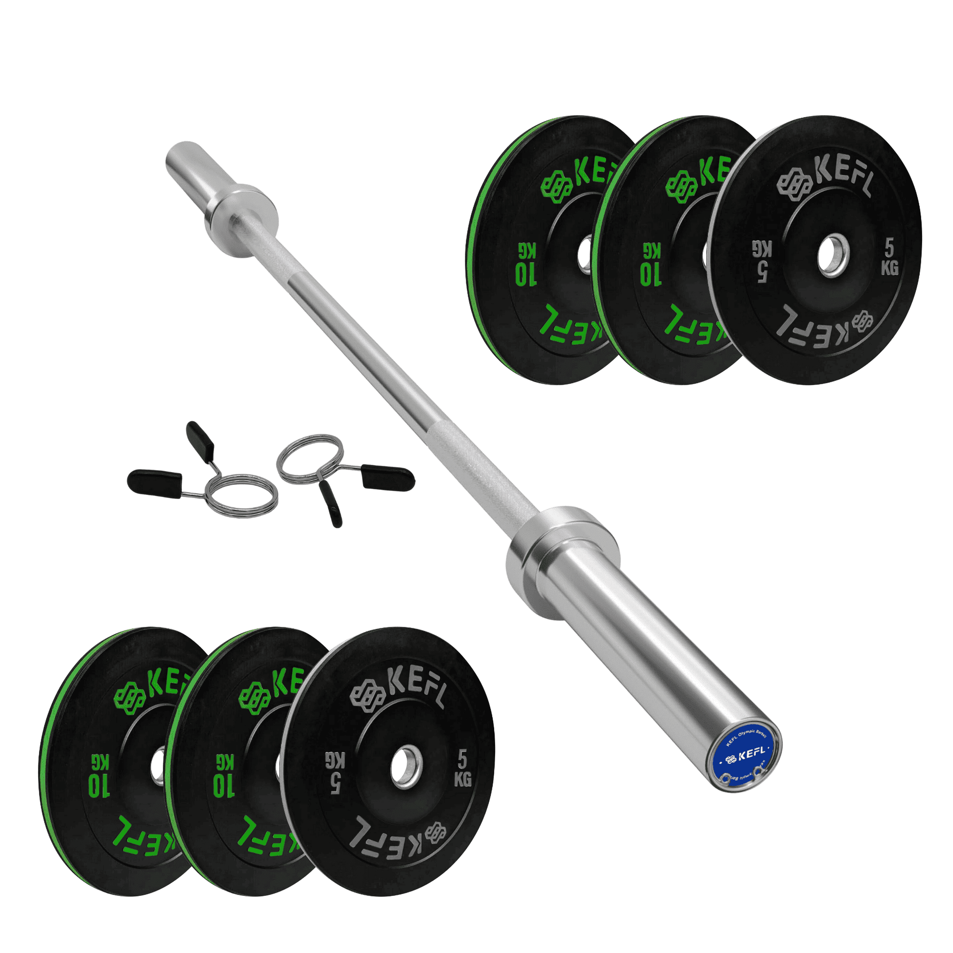 KEFL 2" Olympic Weight Bar - 4ft/5ft/6ft/7ft