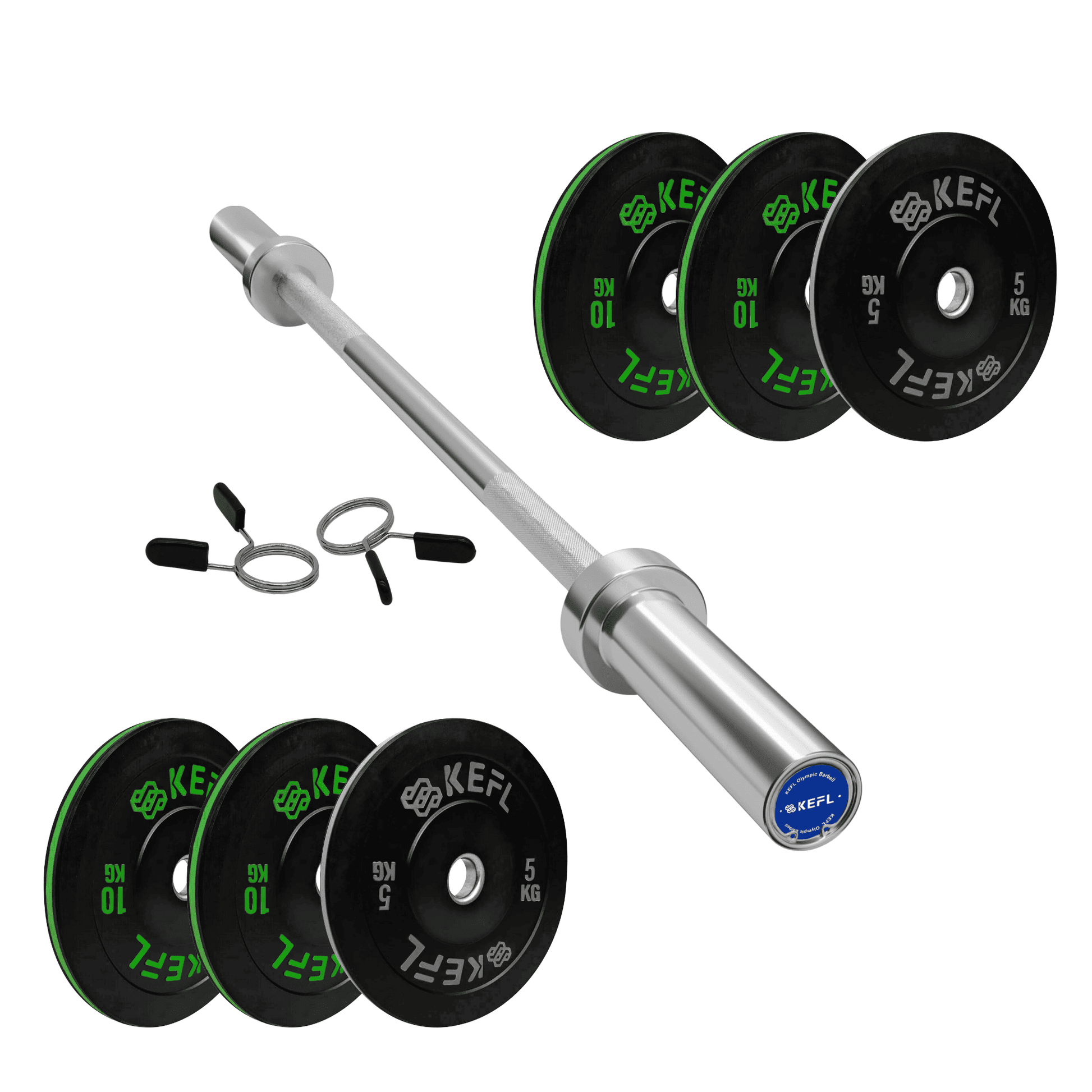 KEFL 2" Olympic Weight Bar - 4ft/5ft/6ft/7ft