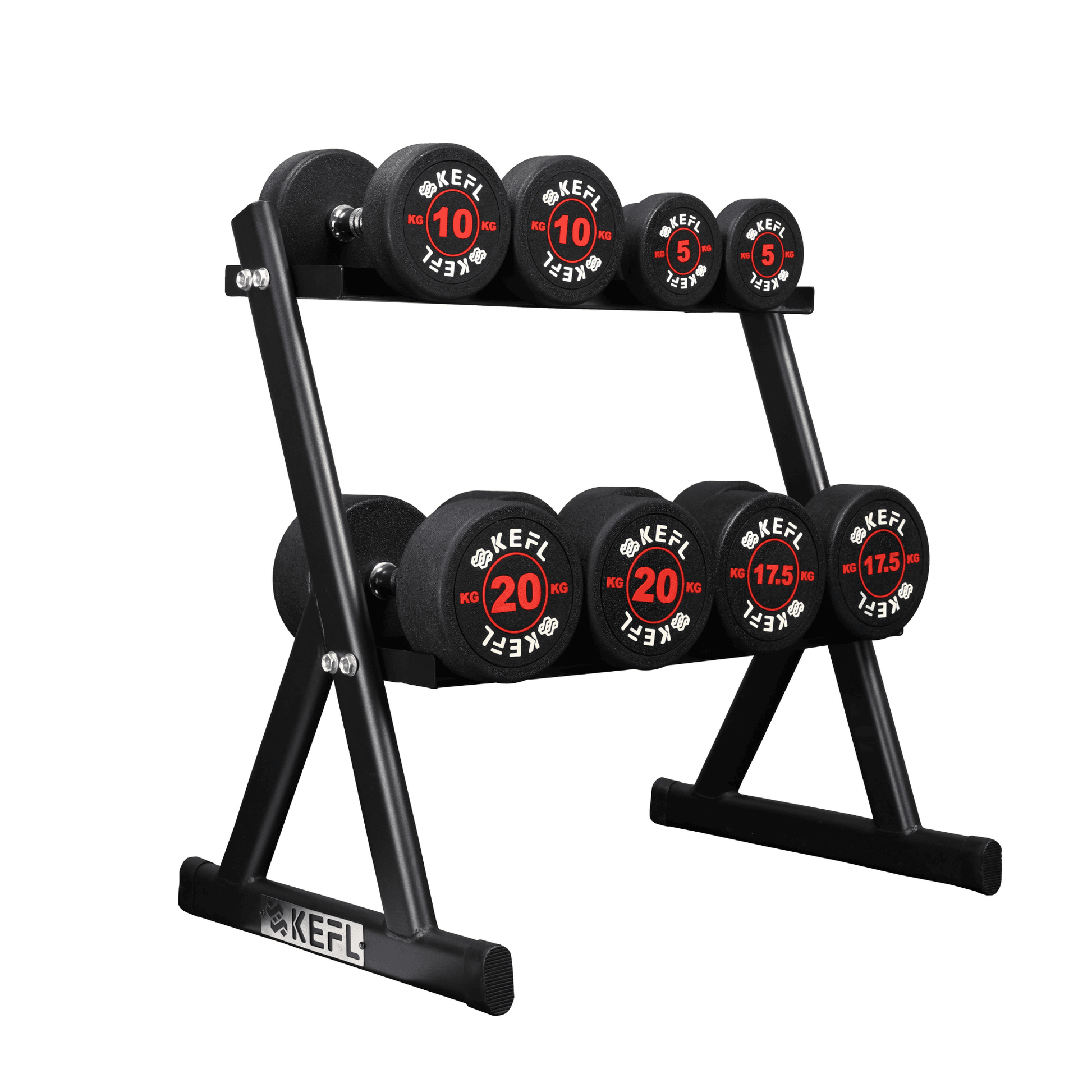 KEFL 2 Tier 150KG Dumbbell Rack