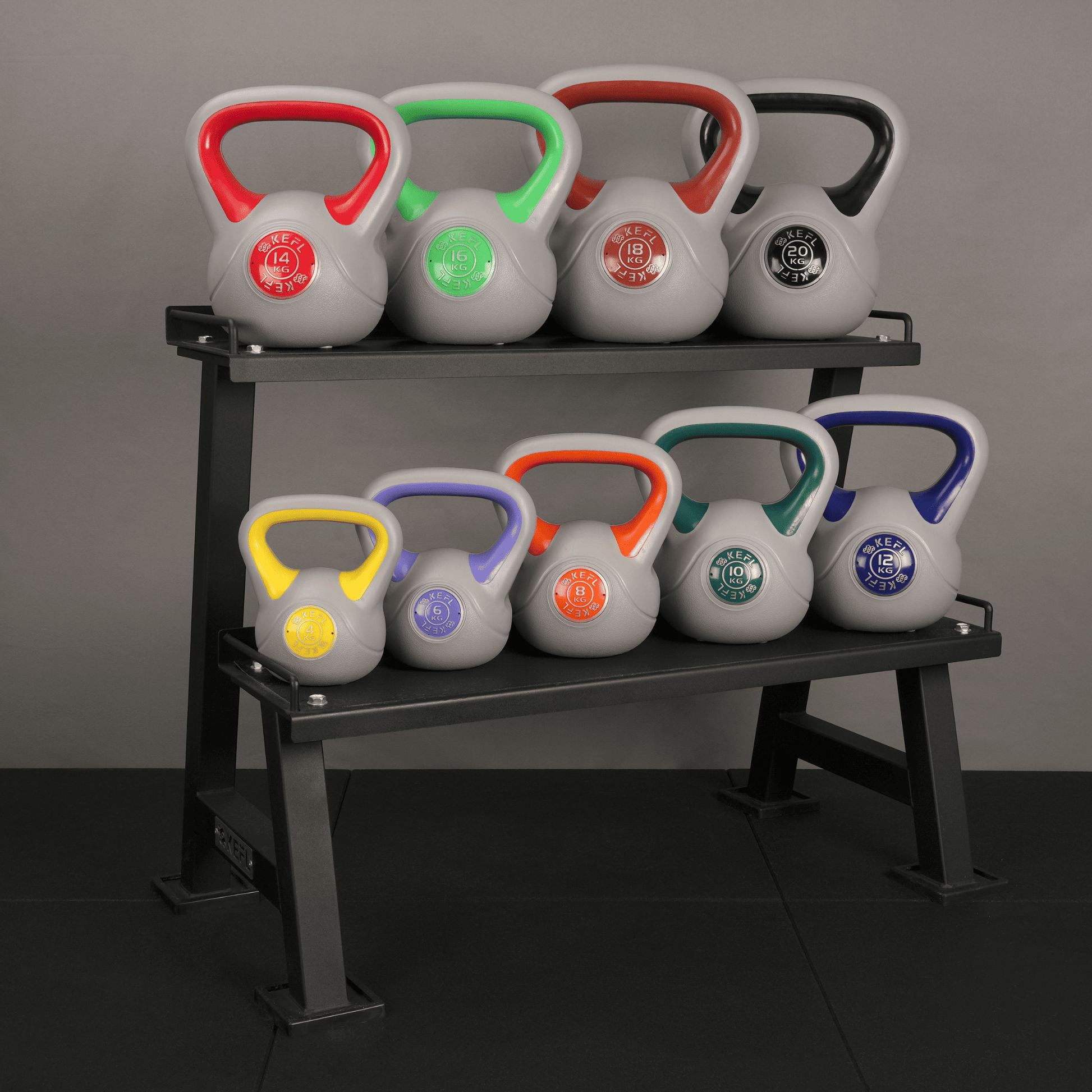 KEFL 2 Tier 300KG Kettlebell Rack