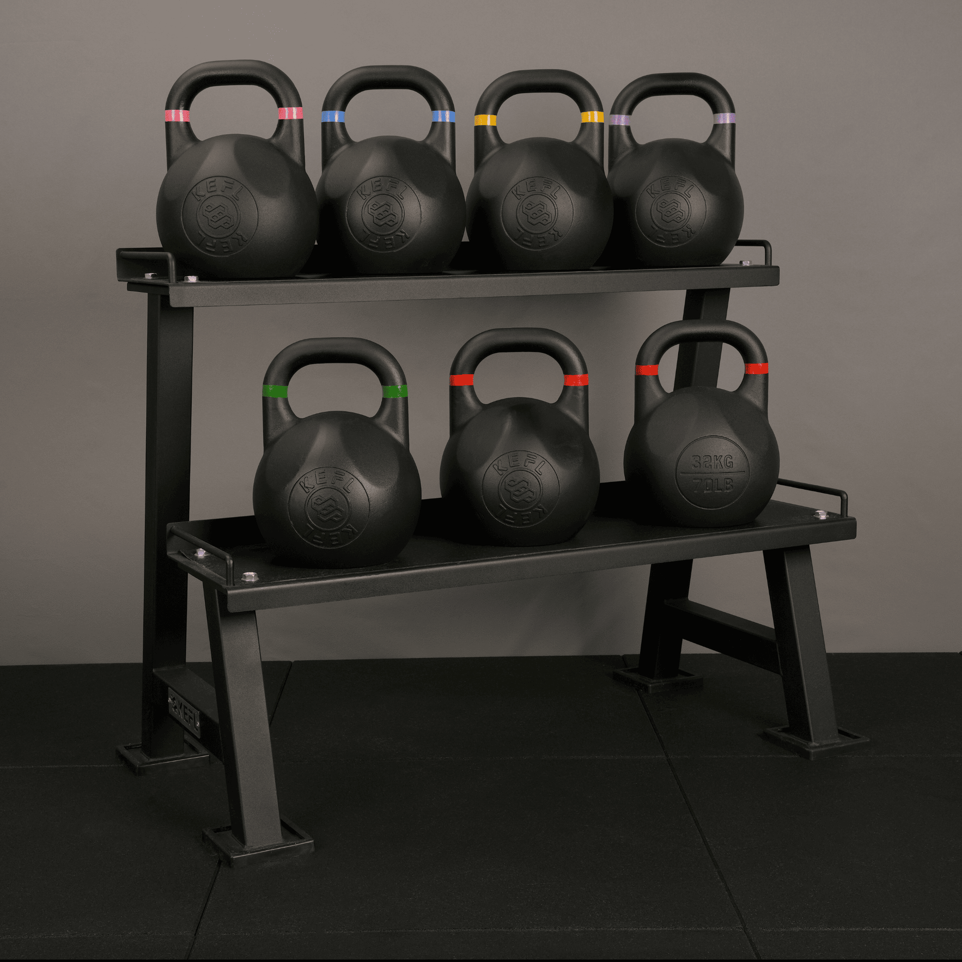 KEFL 2 Tier 300KG Kettlebell Rack