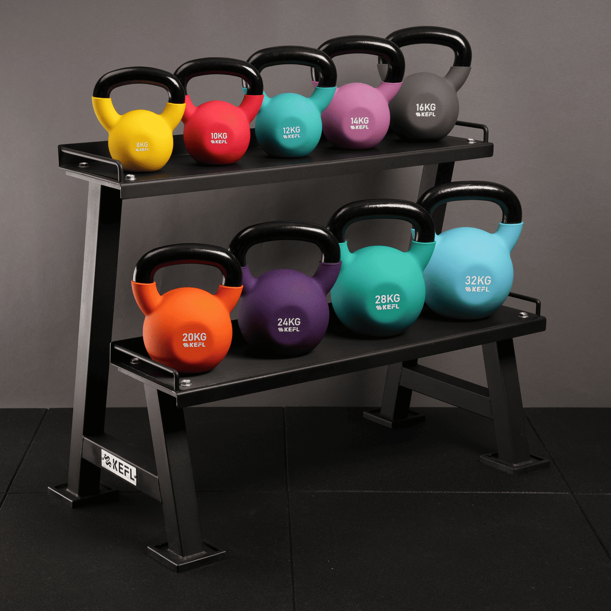 KEFL 2 Tier 300KG Kettlebell Rack