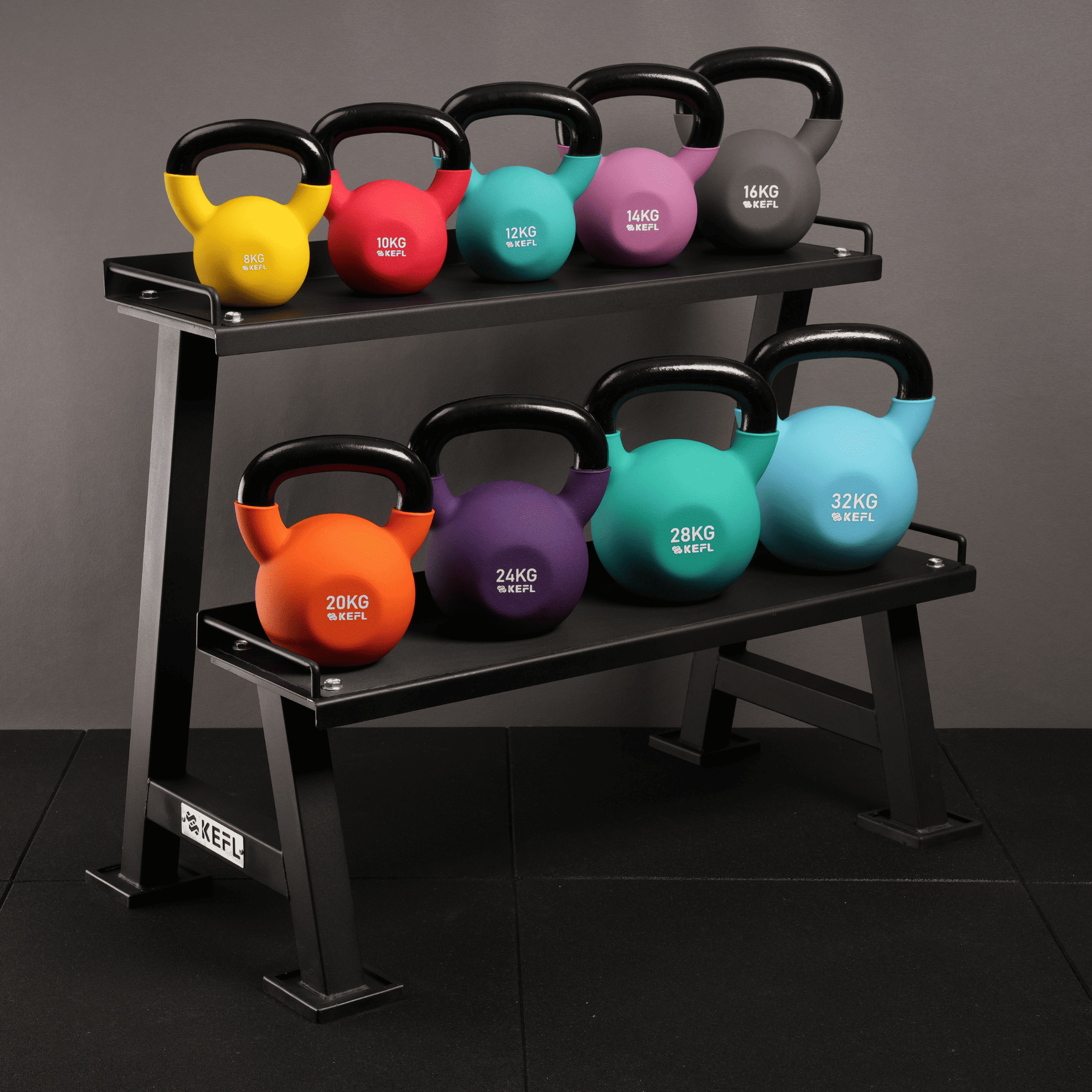 KEFL 2 Tier 300KG Kettlebell Rack