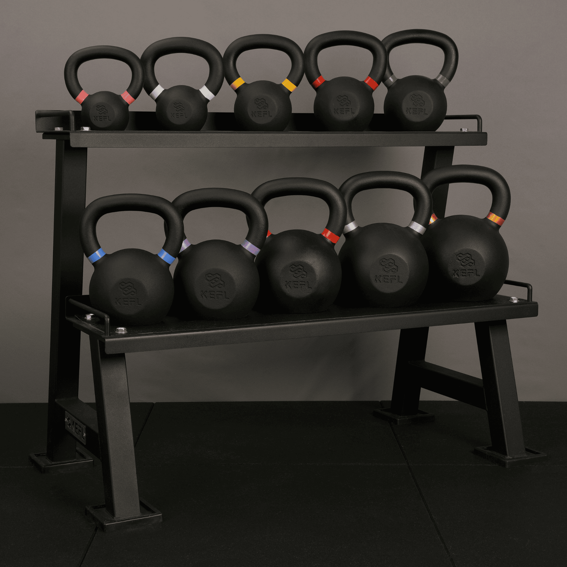 KEFL 2 Tier 300KG Kettlebell Rack