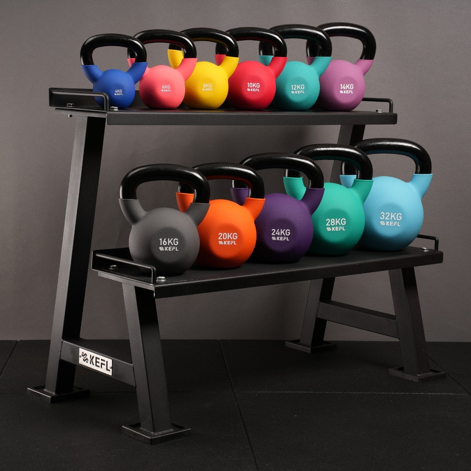 KEFL 2 Tier 400KG Kettlebell Rack