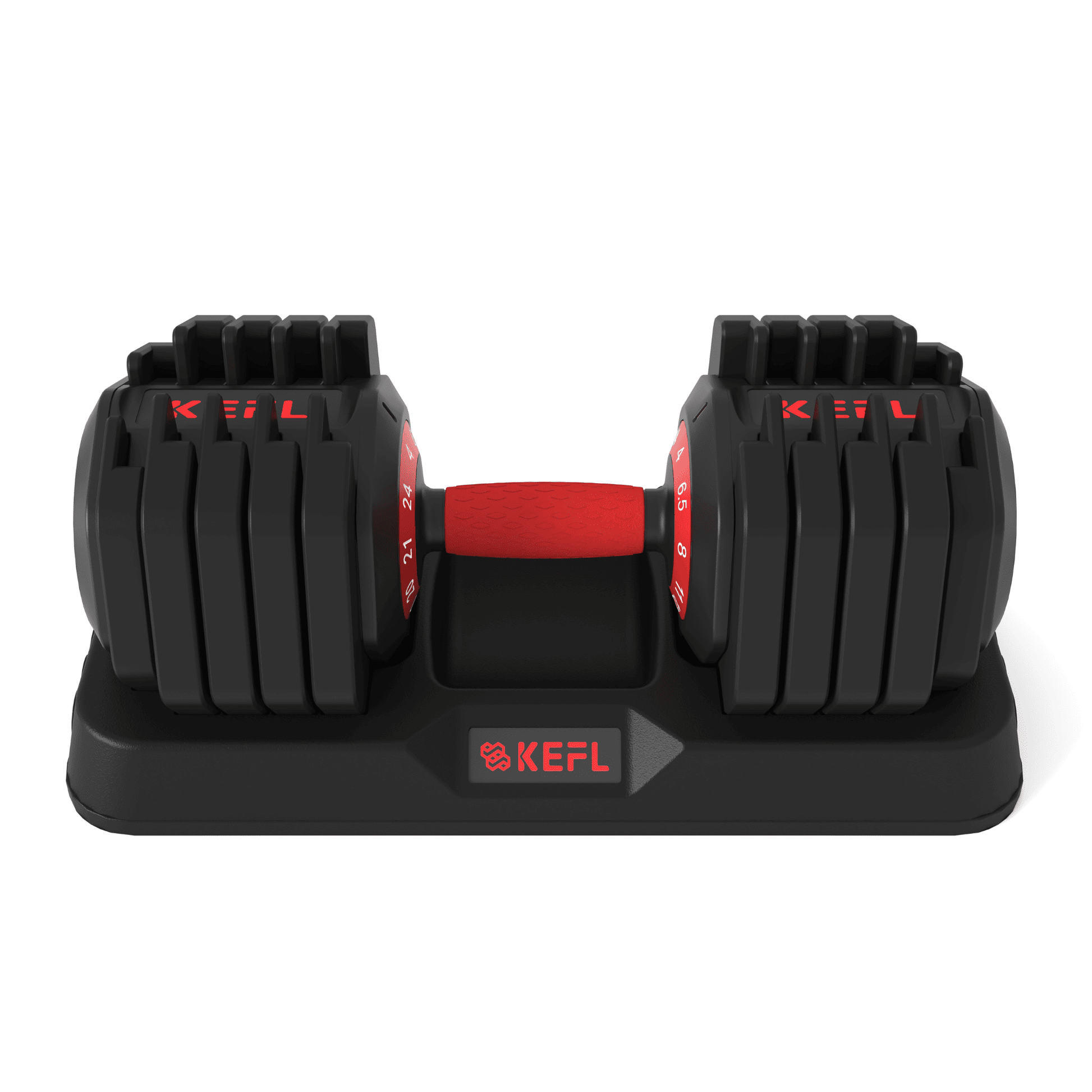 KEFL 24KG Premium Quick Dial Adjustable Dumbbell Pair