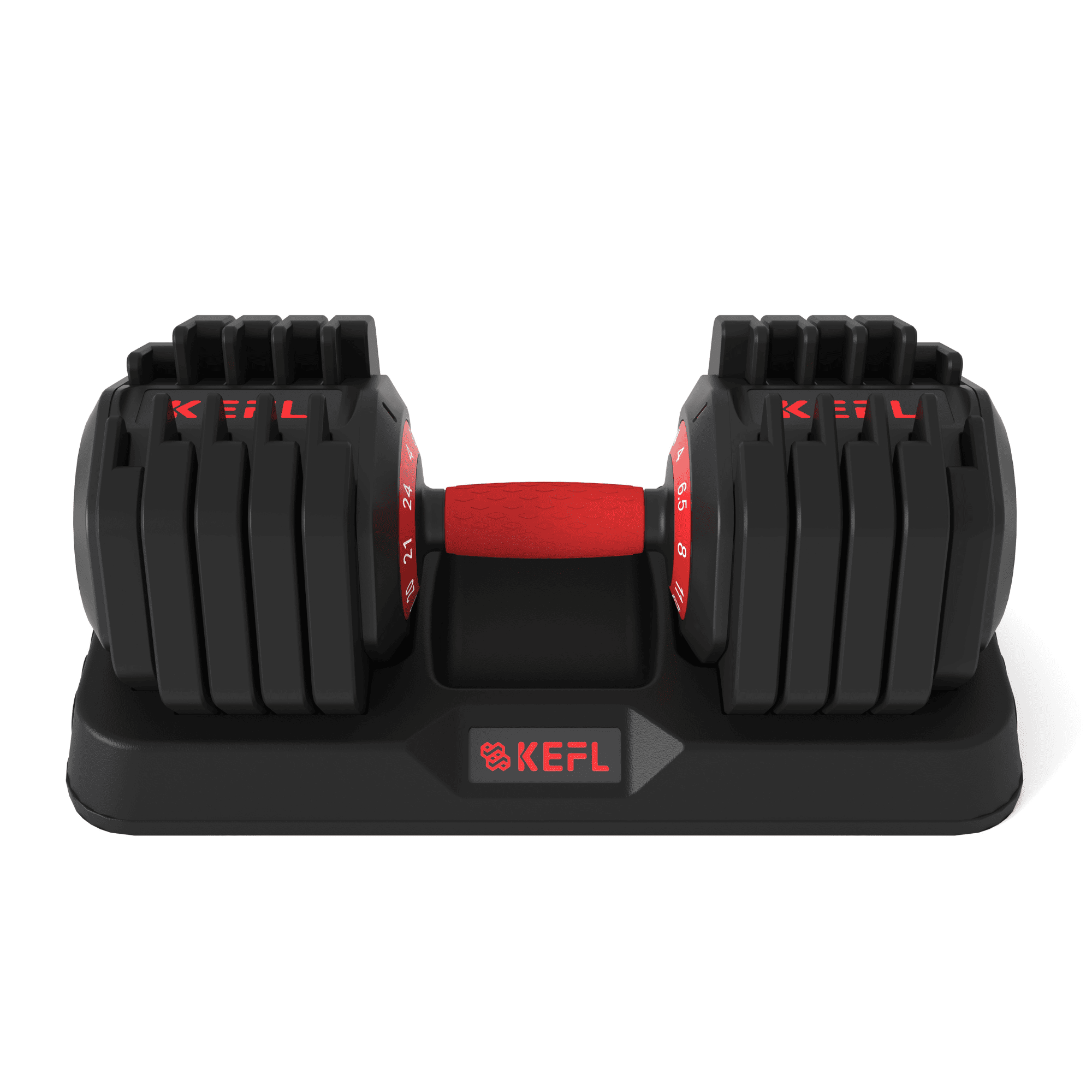 KEFL 24KG Premium Quick Dial Adjustable Dumbbell Pair
