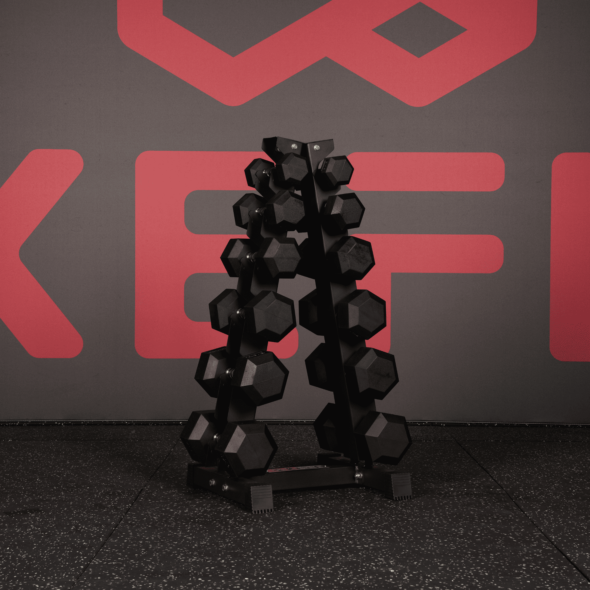 KEFL 6 Pair Vertical Dumbbell Rack