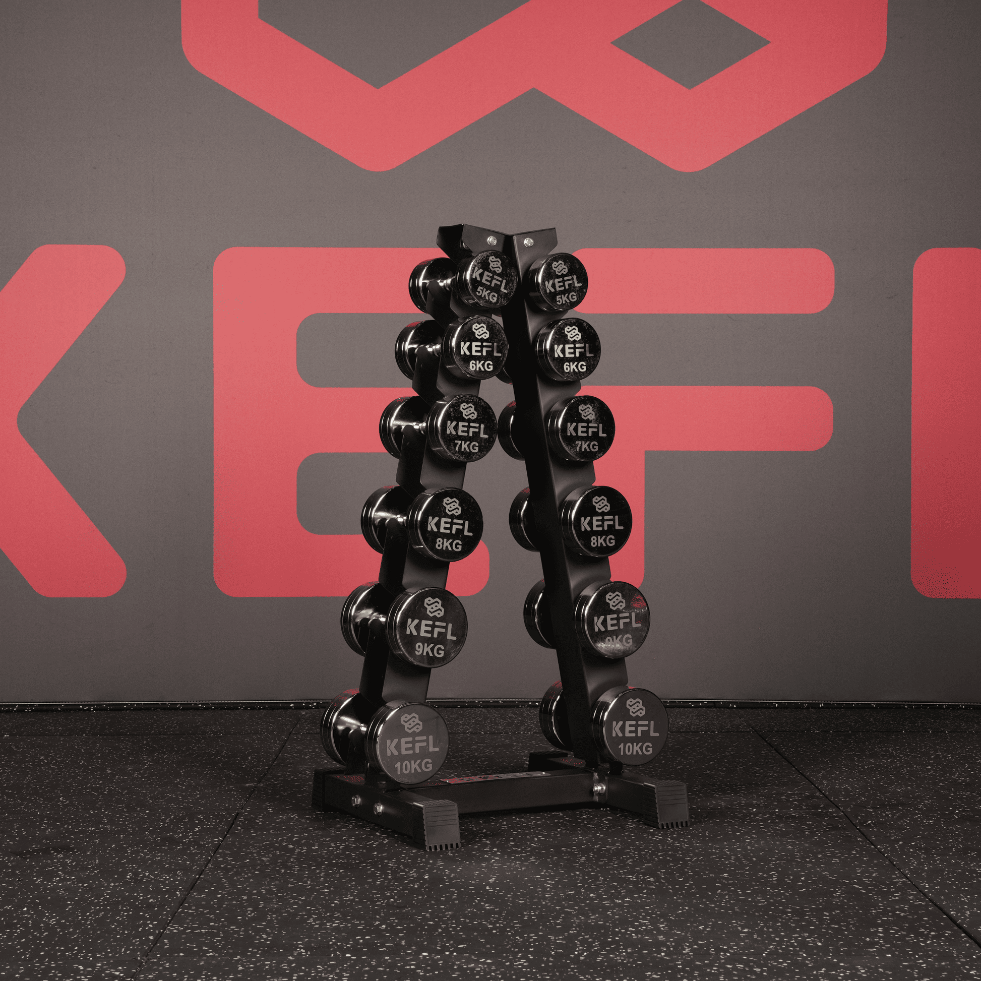KEFL 6 Pair Vertical Dumbbell Rack