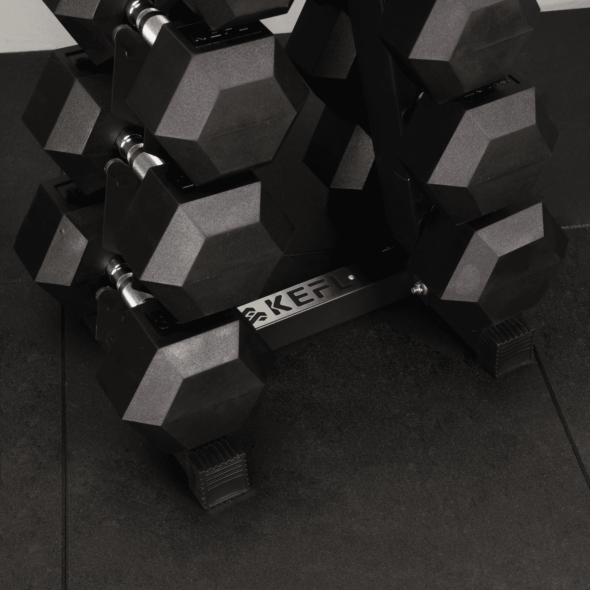 KEFL 6 Pair Vertical Dumbbell Rack