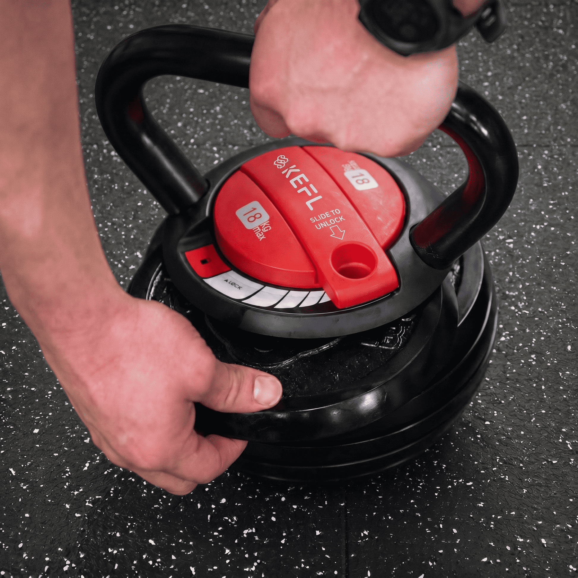 KEFL Adjustable Kettlebell 18KG