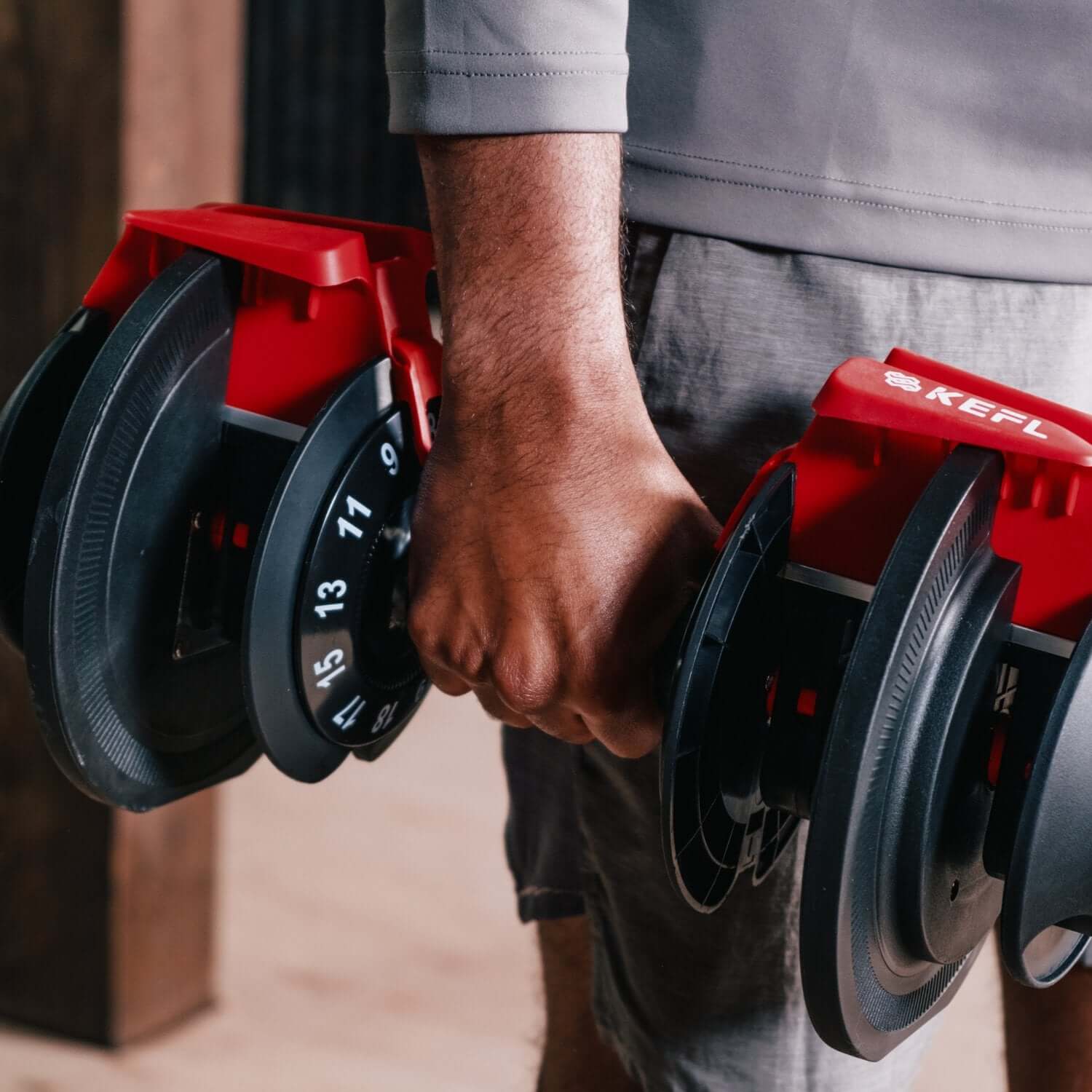 KEFL Adjustable Select Tech Dumbbell 24KG