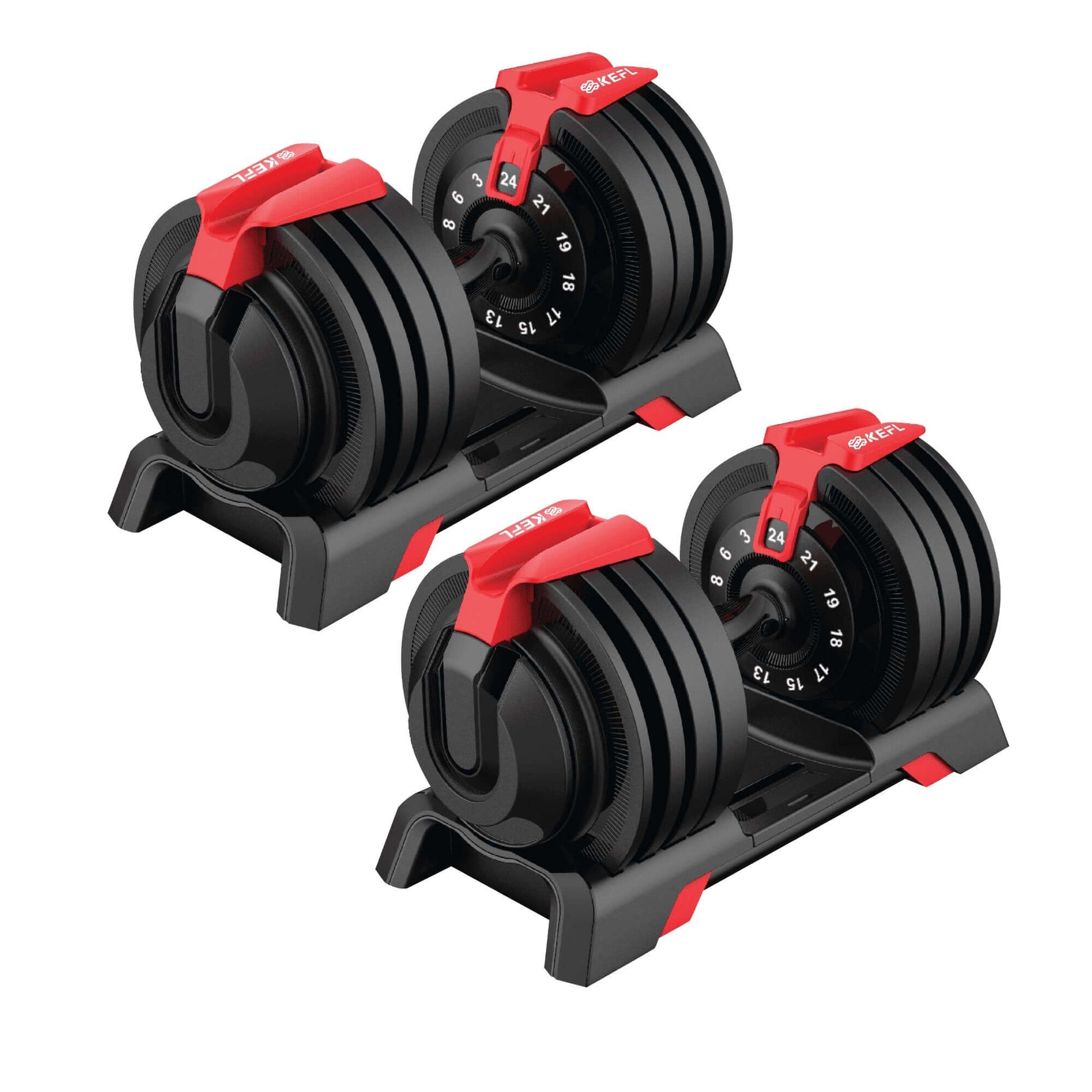 KEFL Adjustable Select Tech Dumbbell 24KG
