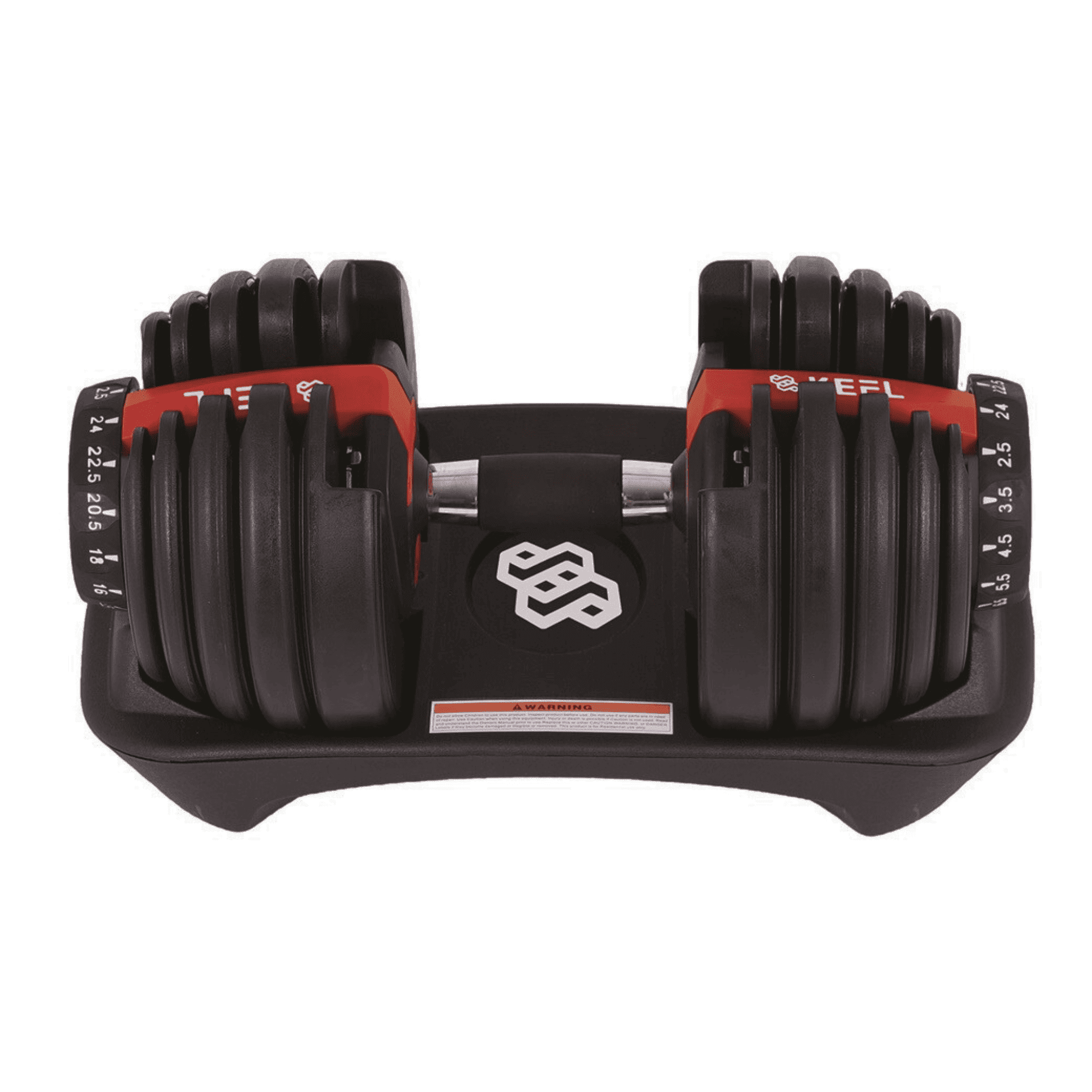 KEFL Adjustable Select Tech Dumbbell 24kg Pair