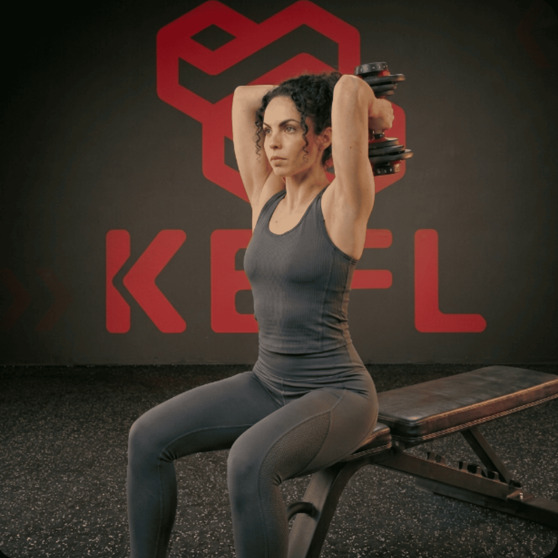 KEFL Adjustable Select Tech Dumbbell 24kg Pair