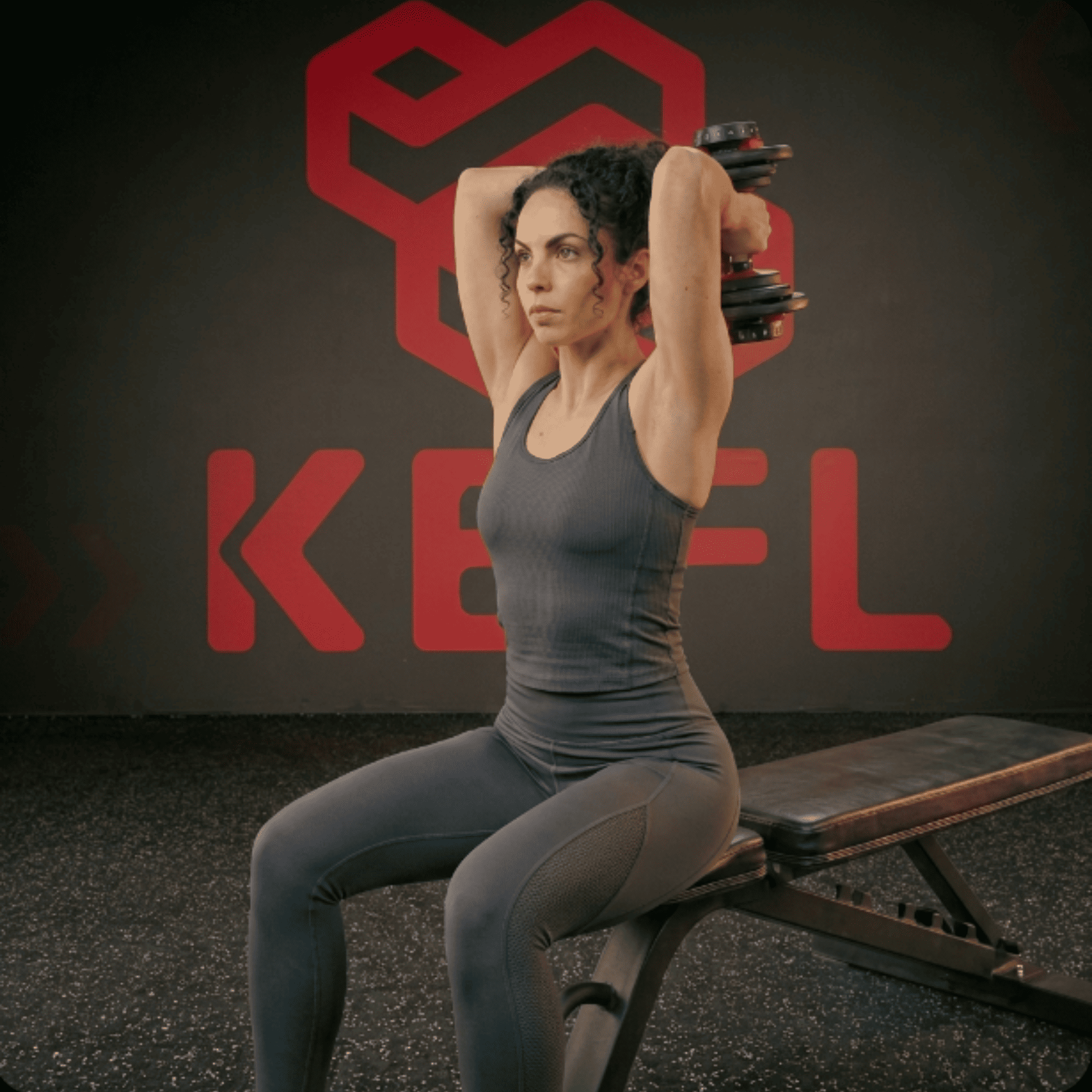 KEFL Adjustable Select Tech Dumbbell 24kg Pair