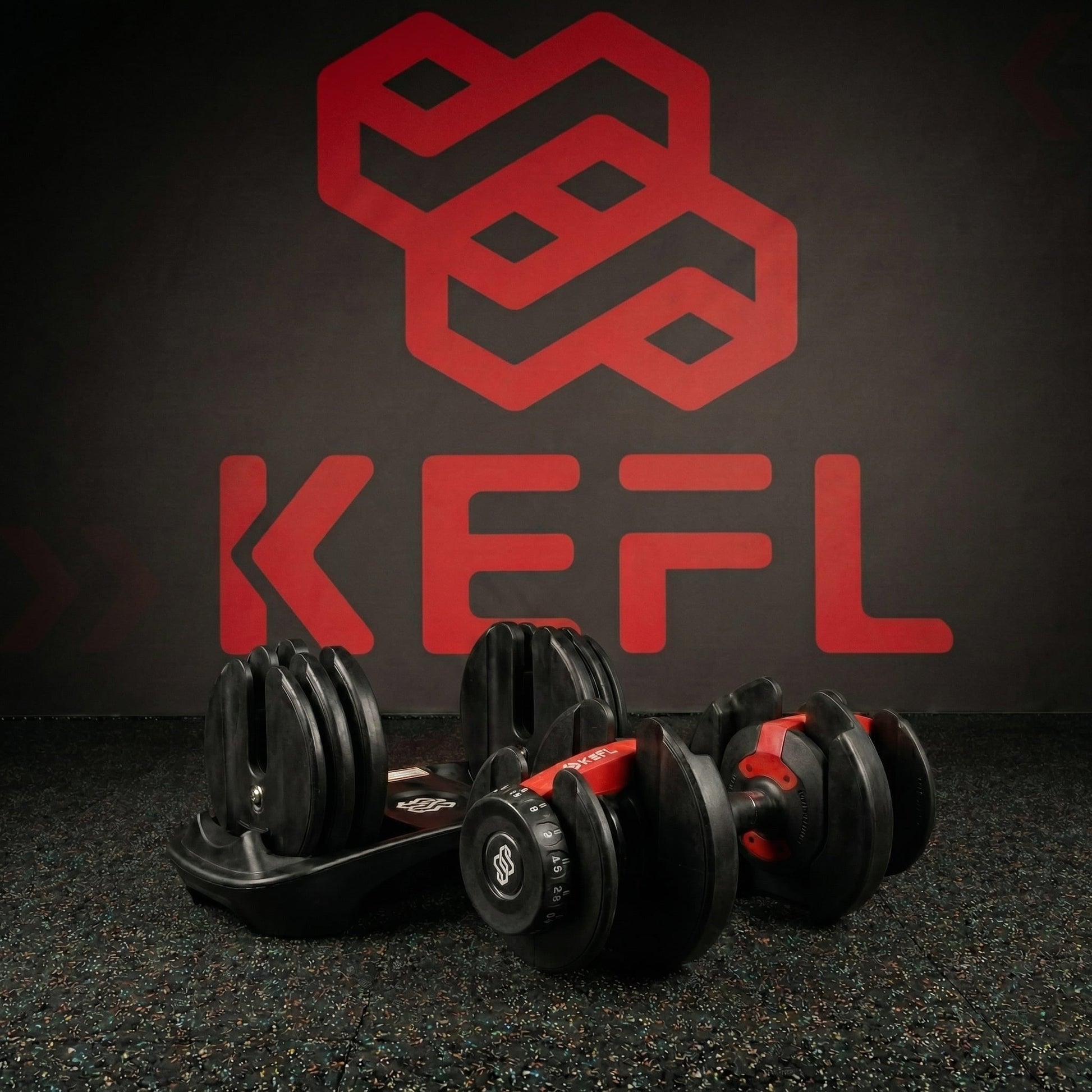 KEFL Adjustable Select Tech Dumbbell 24kg Pair