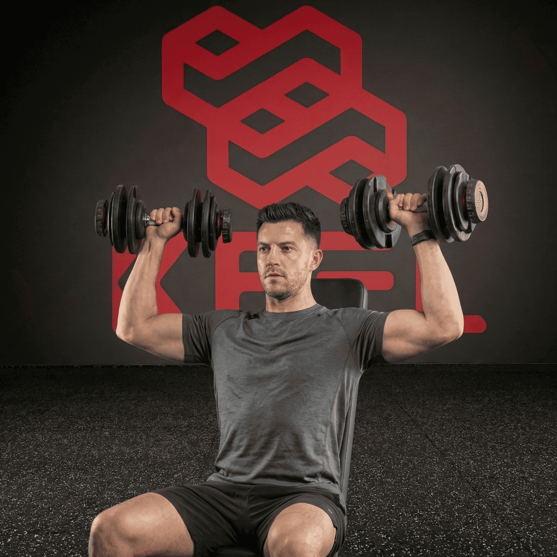 KEFL Adjustable Select Tech Dumbbell 40KG Pair